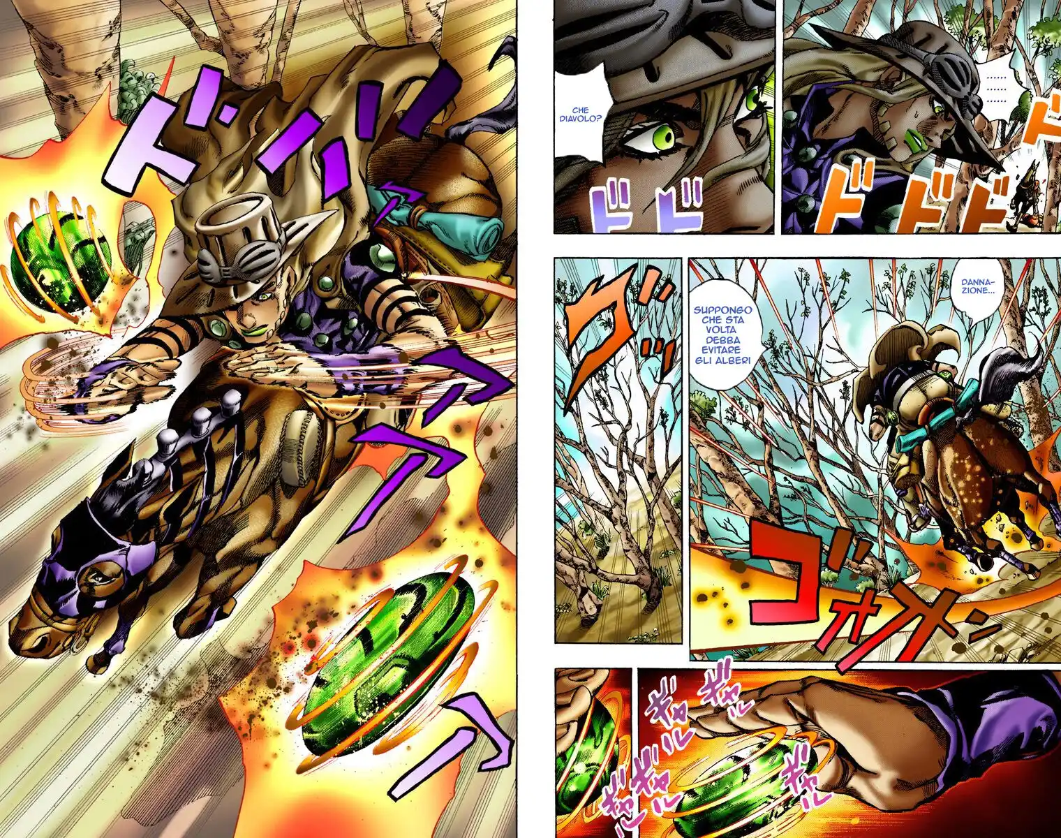 JoJo's Bizarre Adventure Part 7 - Steel Ball Run (Official Colored) Capitolo 08 page 12