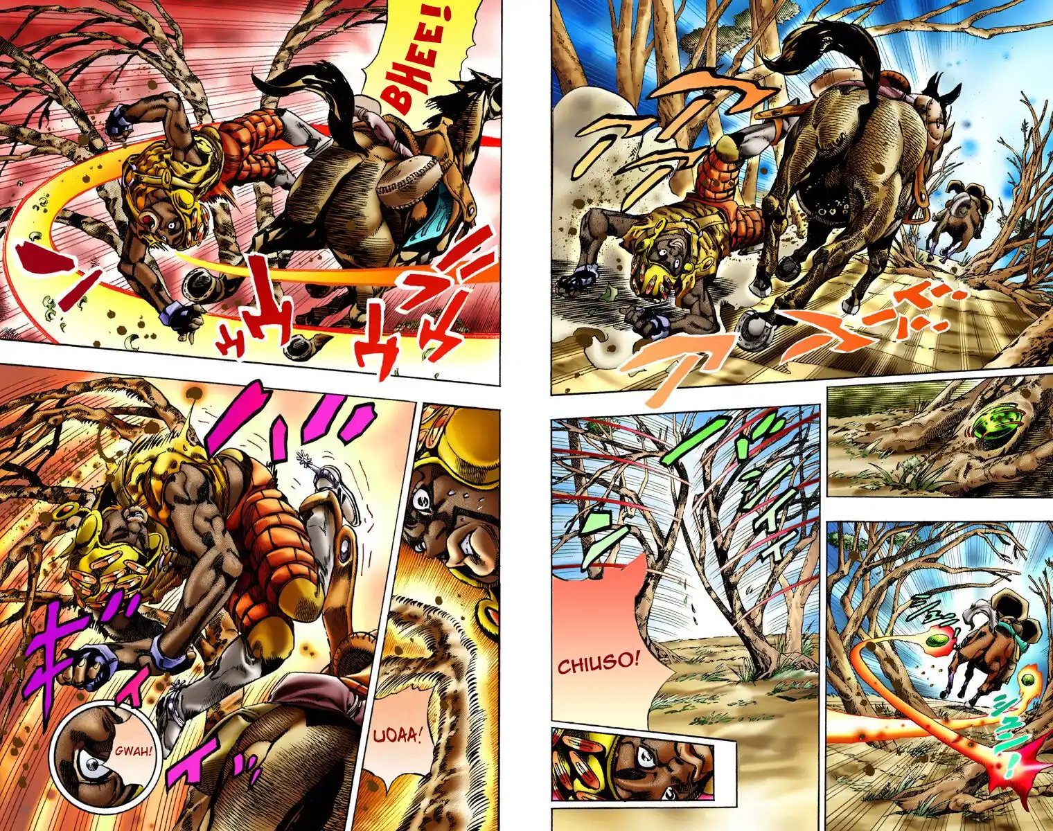 JoJo's Bizarre Adventure Part 7 - Steel Ball Run (Official Colored) Capitolo 08 page 14