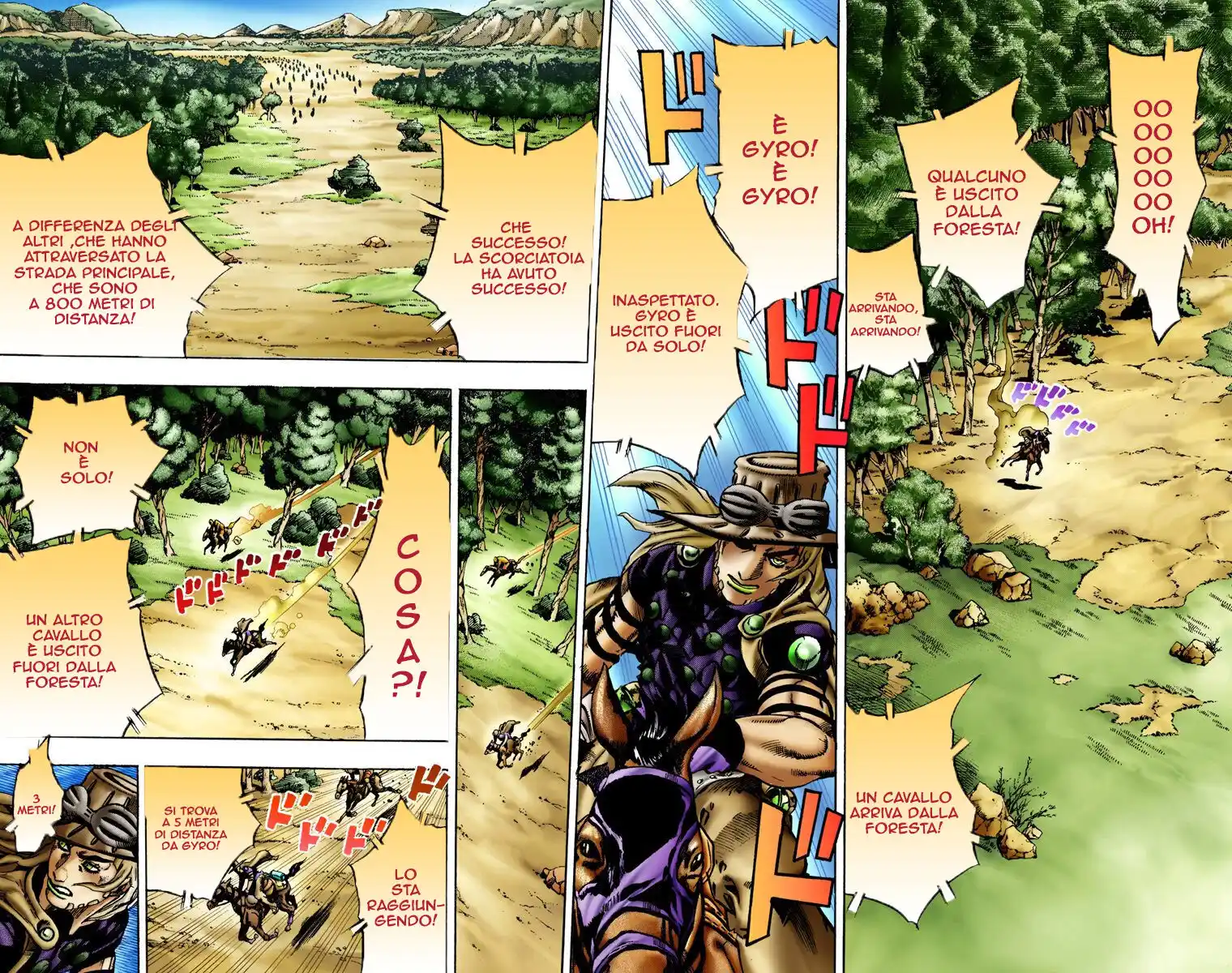 JoJo's Bizarre Adventure Part 7 - Steel Ball Run (Official Colored) Capitolo 08 page 15