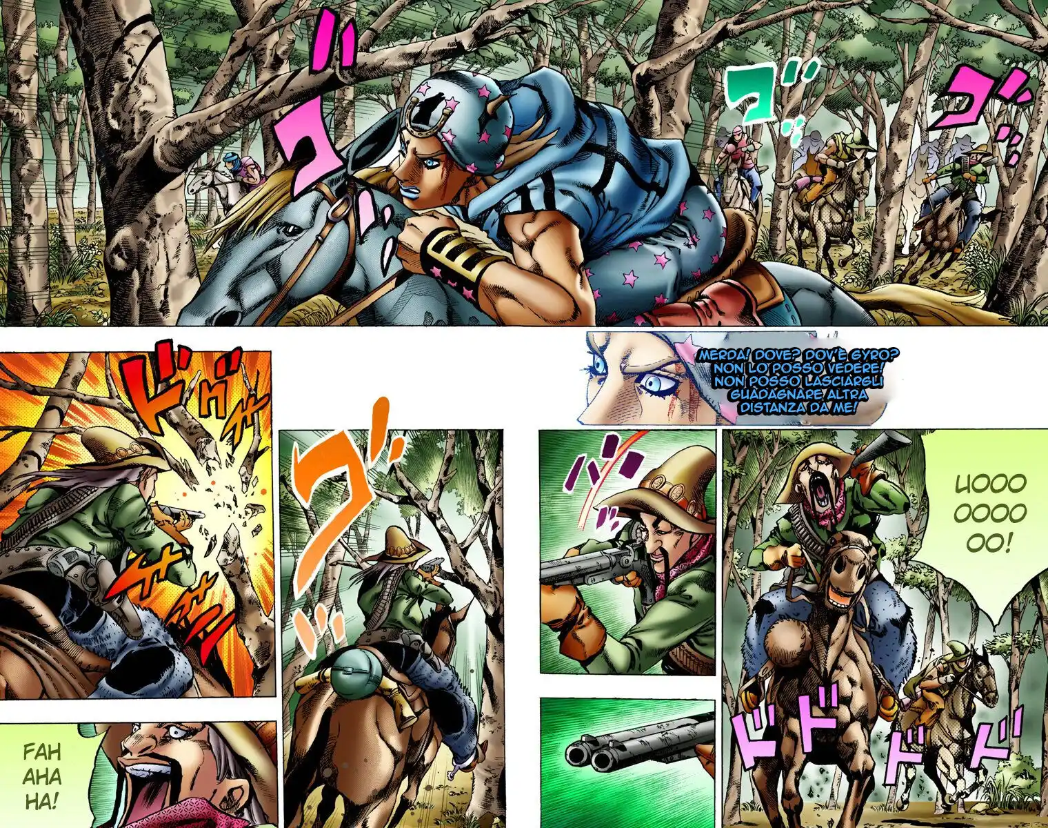 JoJo's Bizarre Adventure Part 7 - Steel Ball Run (Official Colored) Capitolo 08 page 3