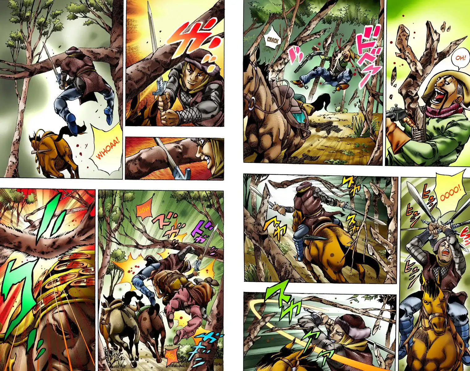 JoJo's Bizarre Adventure Part 7 - Steel Ball Run (Official Colored) Capitolo 08 page 4