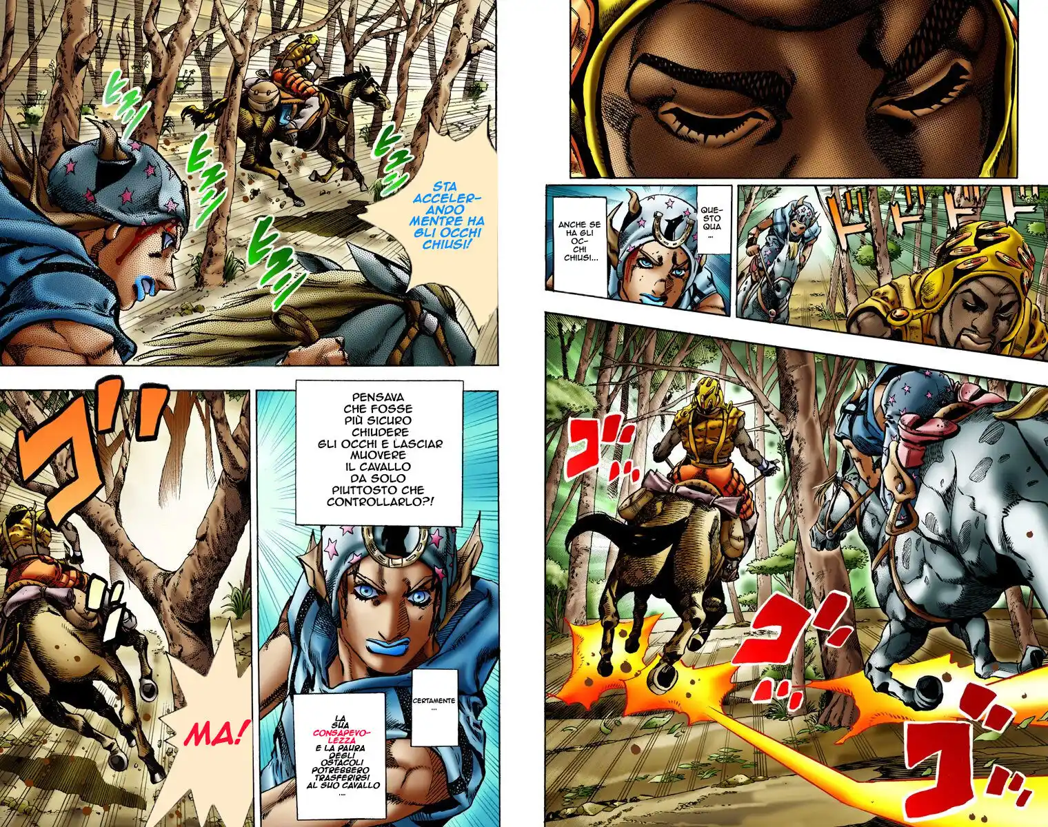 JoJo's Bizarre Adventure Part 7 - Steel Ball Run (Official Colored) Capitolo 08 page 5