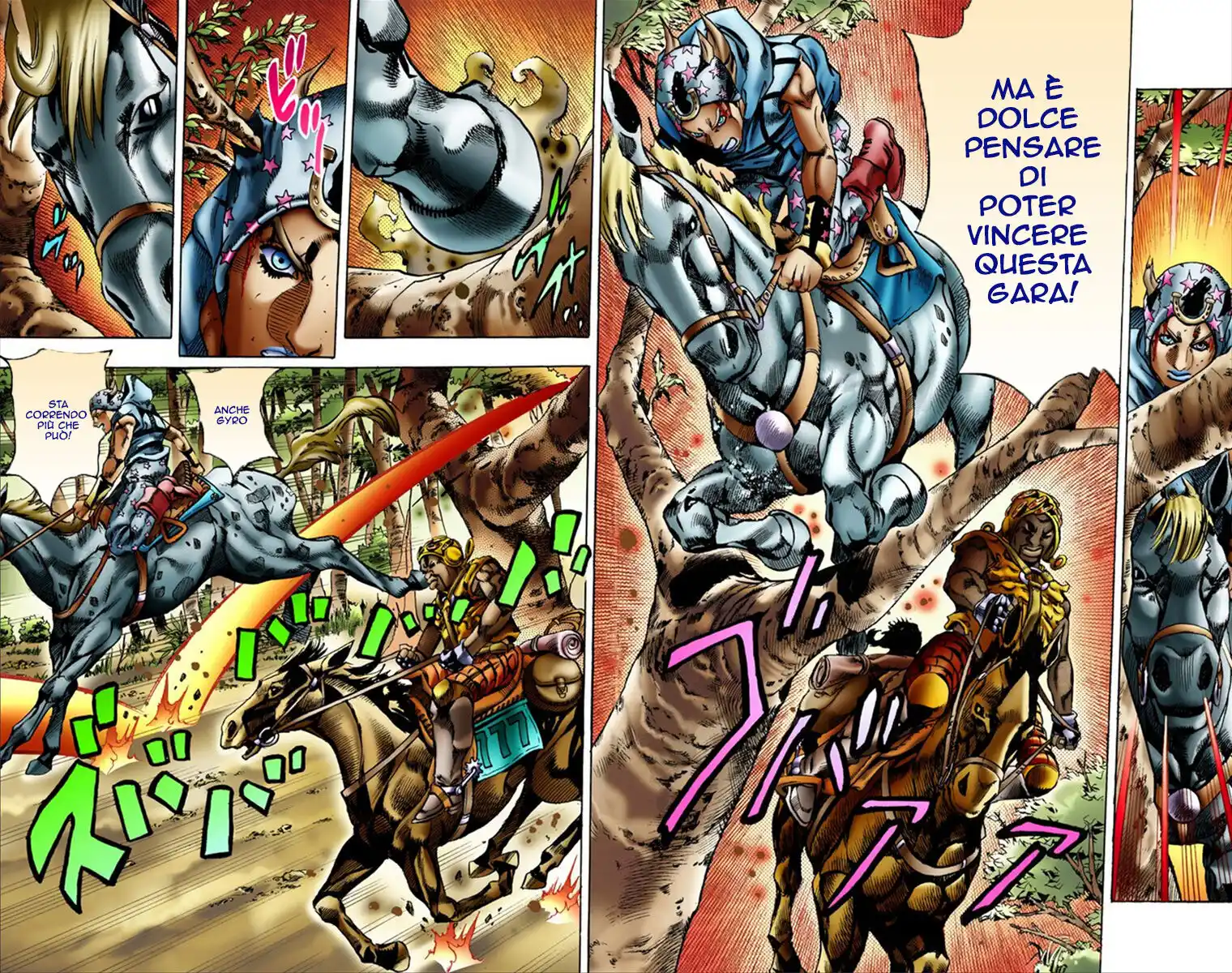 JoJo's Bizarre Adventure Part 7 - Steel Ball Run (Official Colored) Capitolo 08 page 6