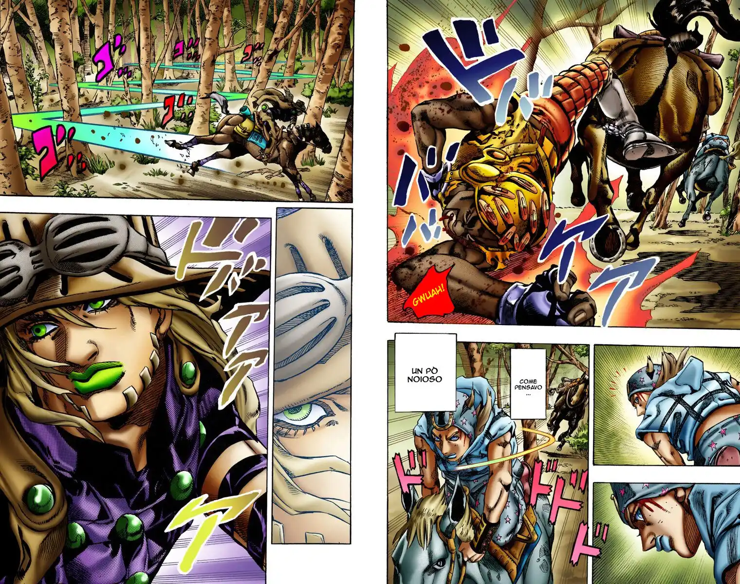 JoJo's Bizarre Adventure Part 7 - Steel Ball Run (Official Colored) Capitolo 08 page 8