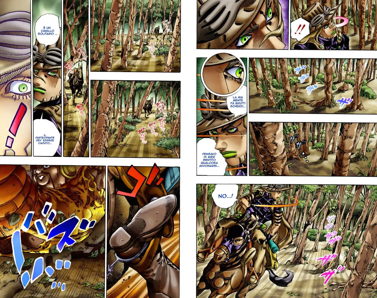 JoJo's Bizarre Adventure Part 7 - Steel Ball Run (Official Colored) Capitolo 08 page 9