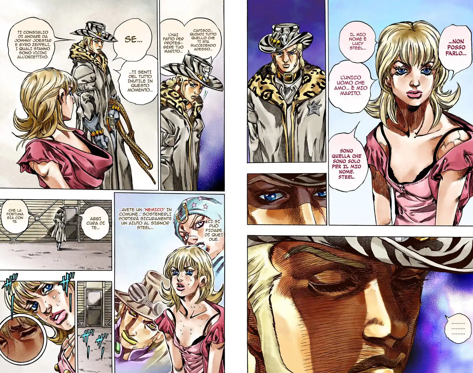 JoJo's Bizarre Adventure Part 7 - Steel Ball Run (Official Colored) Capitolo 37 page 16