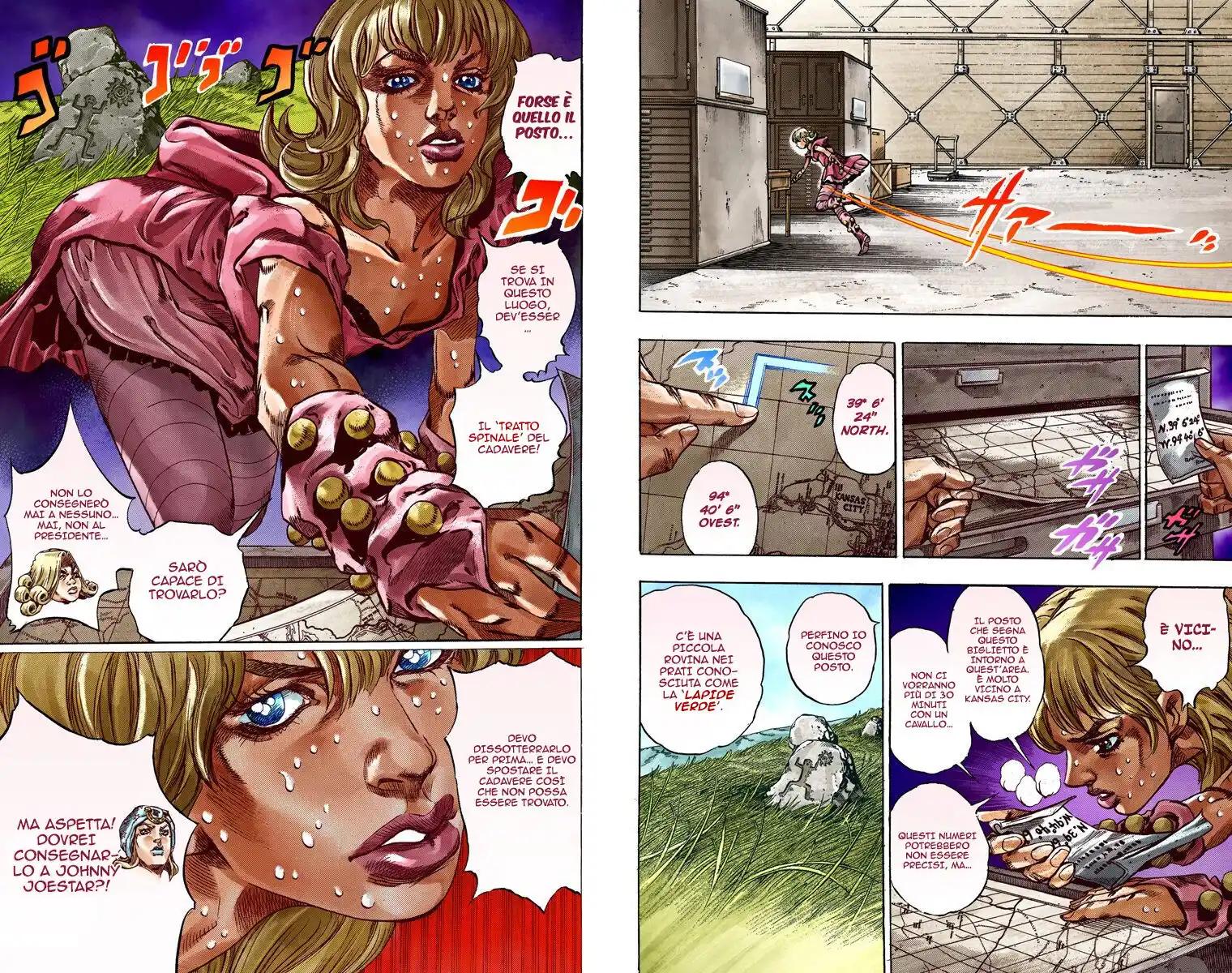 JoJo's Bizarre Adventure Part 7 - Steel Ball Run (Official Colored) Capitolo 37 page 17