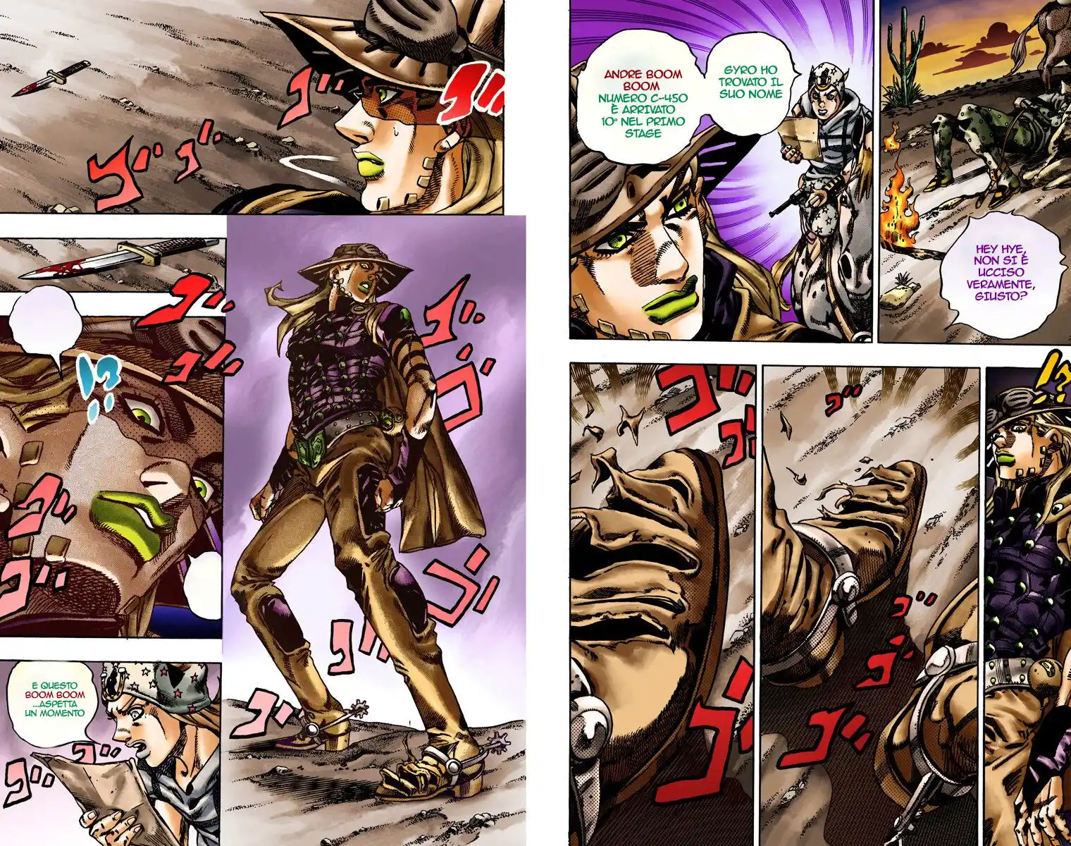 JoJo's Bizarre Adventure Part 7 - Steel Ball Run (Official Colored) Capitolo 15 page 13