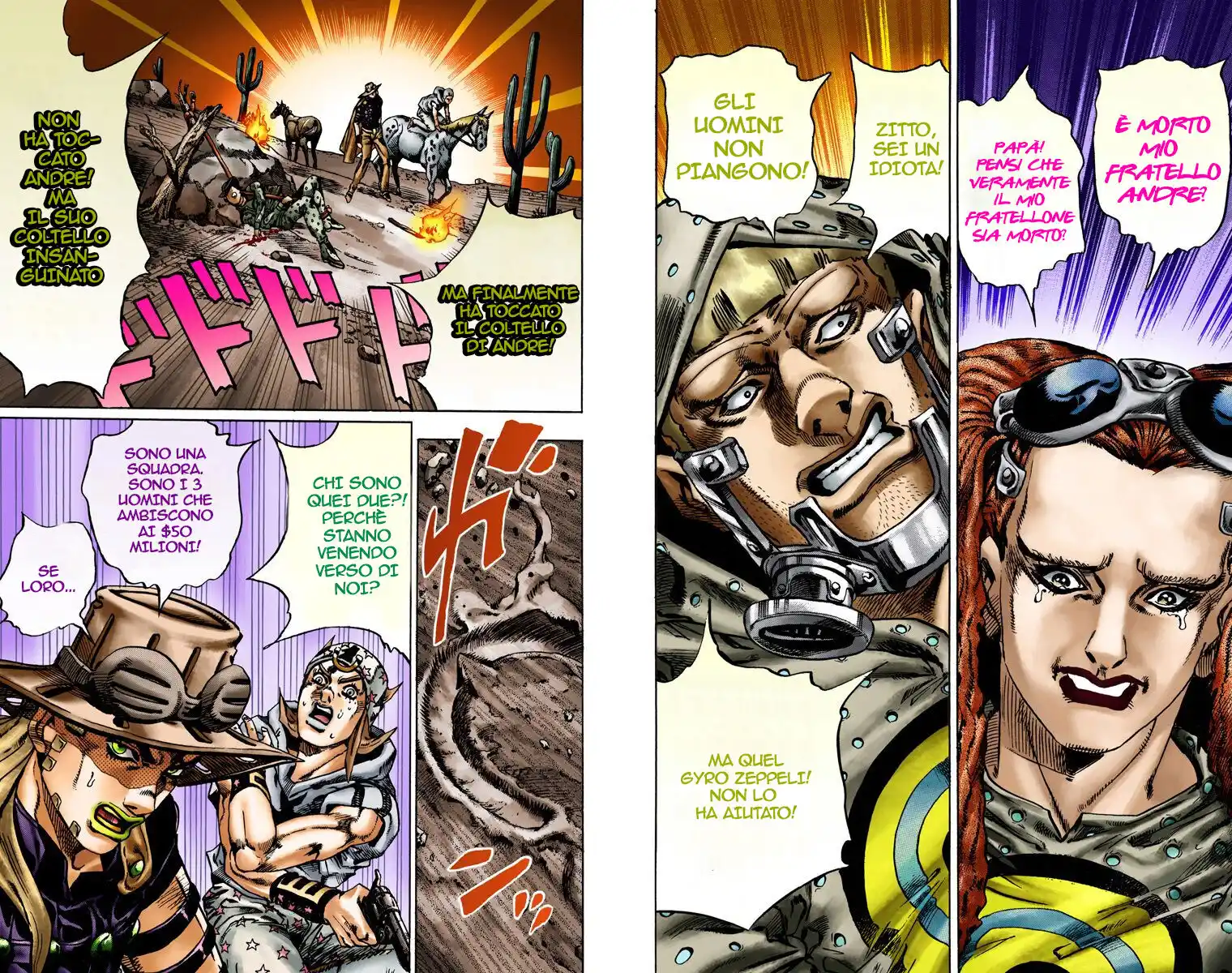 JoJo's Bizarre Adventure Part 7 - Steel Ball Run (Official Colored) Capitolo 15 page 15