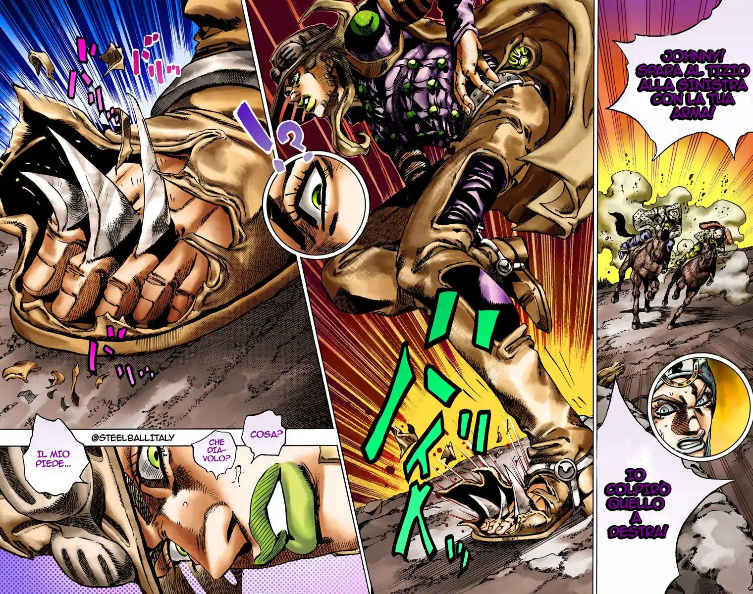 JoJo's Bizarre Adventure Part 7 - Steel Ball Run (Official Colored) Capitolo 15 page 16