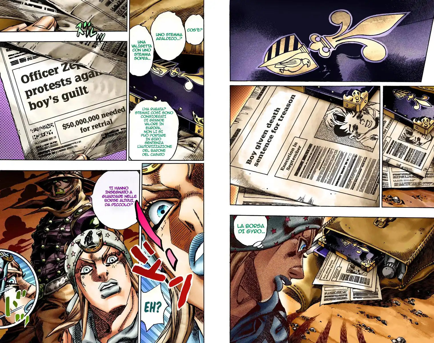 JoJo's Bizarre Adventure Part 7 - Steel Ball Run (Official Colored) Capitolo 15 page 6