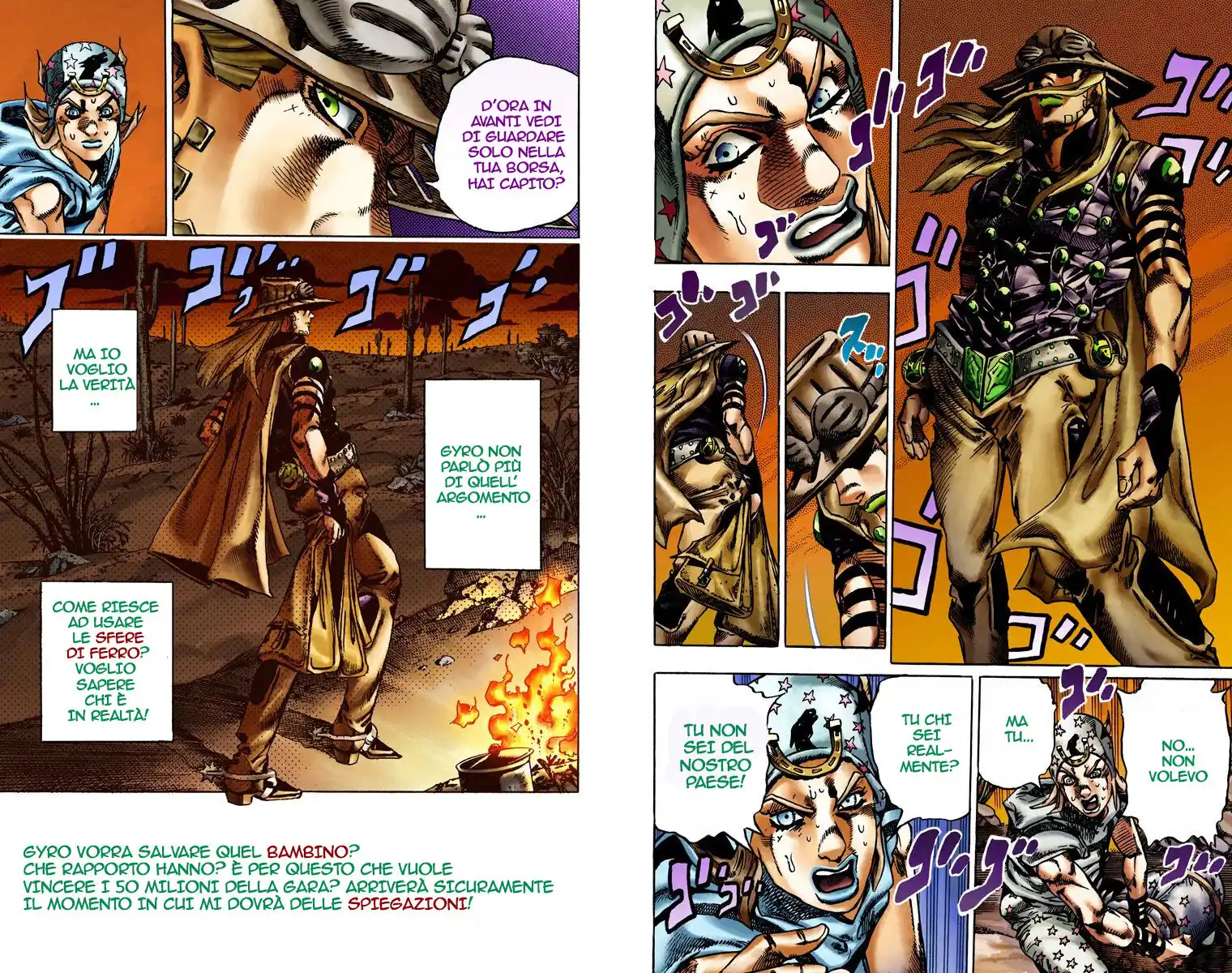 JoJo's Bizarre Adventure Part 7 - Steel Ball Run (Official Colored) Capitolo 15 page 7