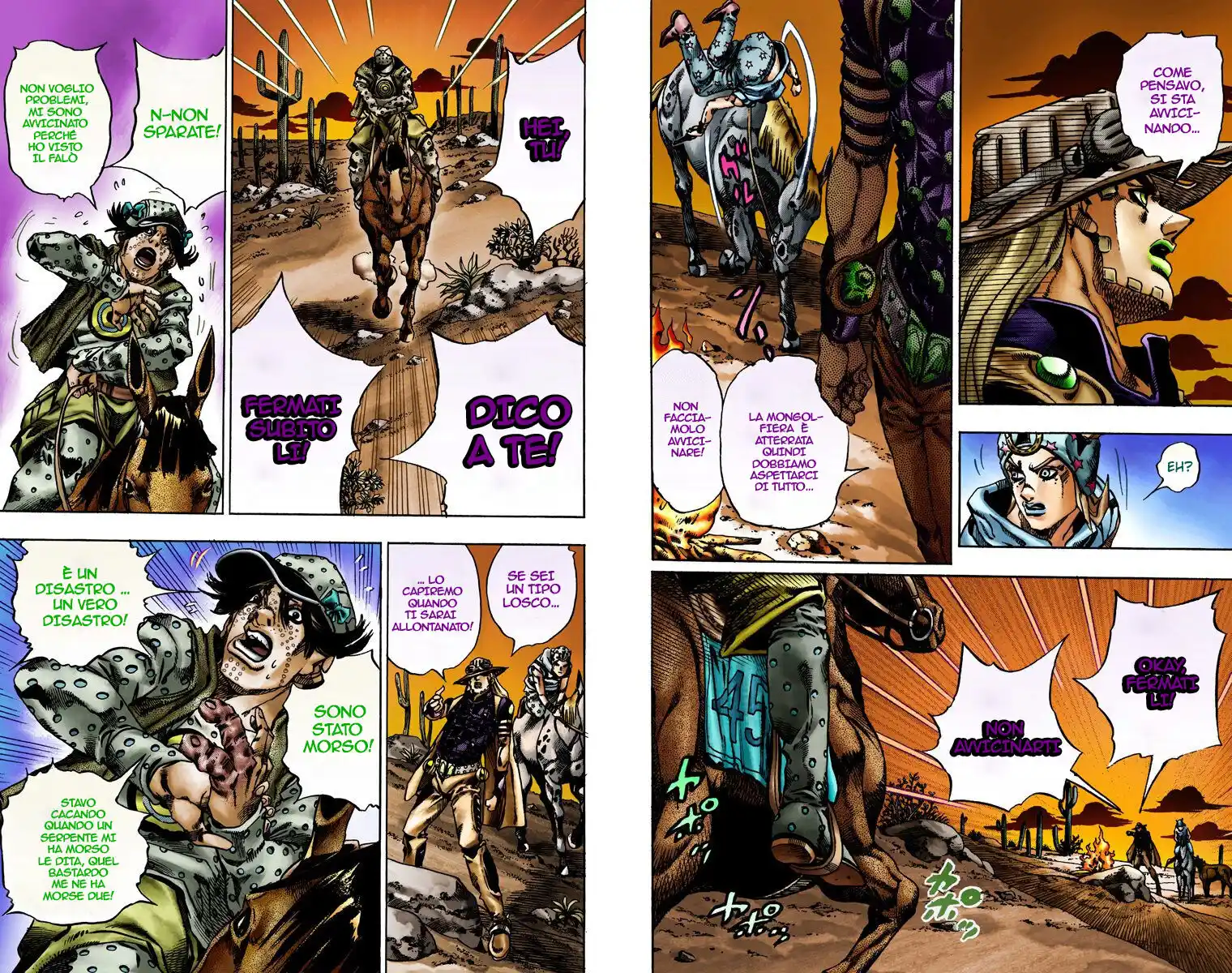 JoJo's Bizarre Adventure Part 7 - Steel Ball Run (Official Colored) Capitolo 15 page 8