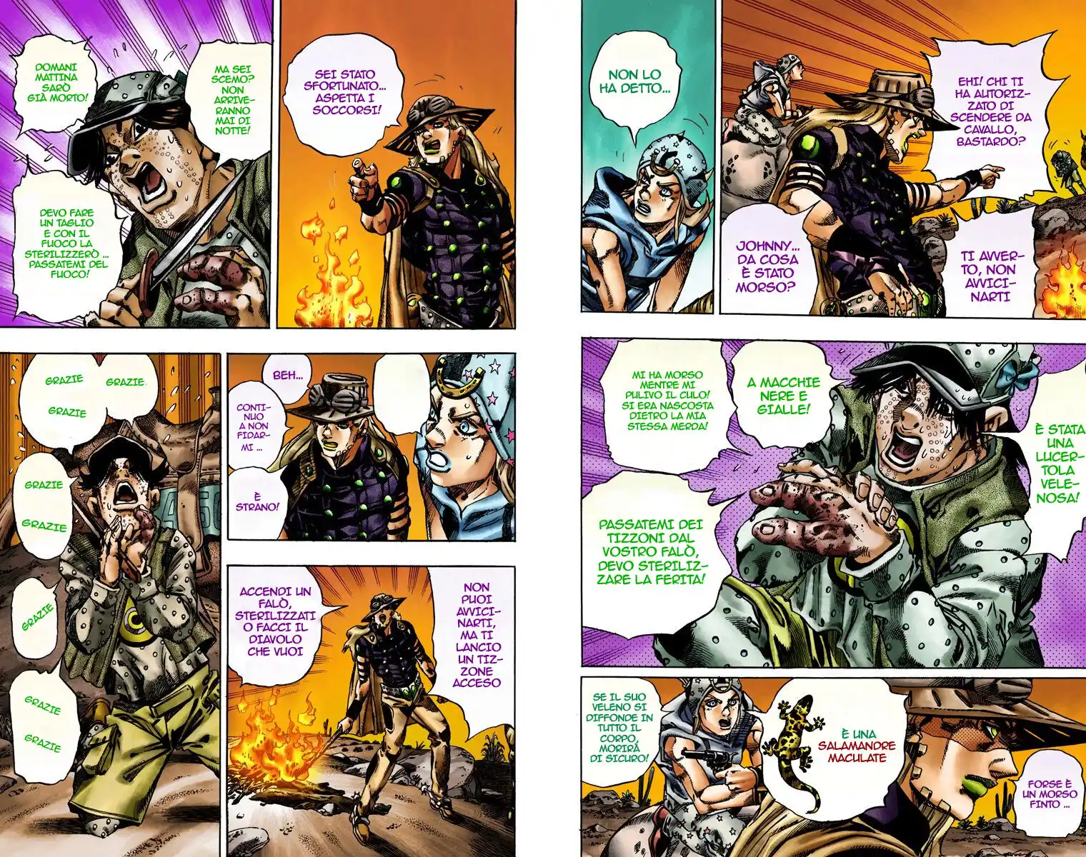 JoJo's Bizarre Adventure Part 7 - Steel Ball Run (Official Colored) Capitolo 15 page 9