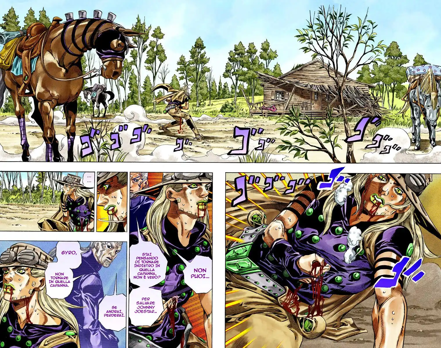 JoJo's Bizarre Adventure Part 7 - Steel Ball Run (Official Colored) Capitolo 35 page 11