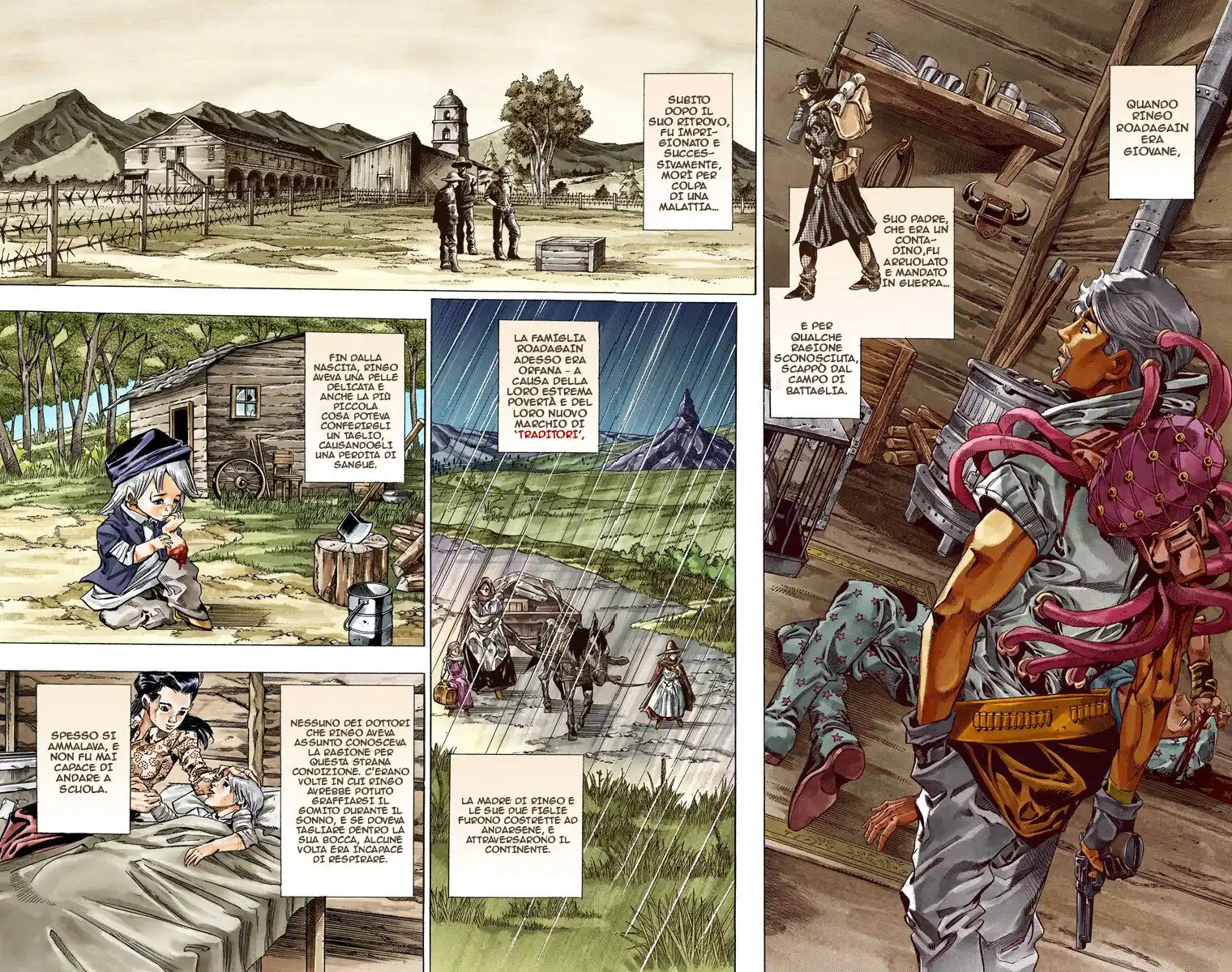 JoJo's Bizarre Adventure Part 7 - Steel Ball Run (Official Colored) Capitolo 35 page 3