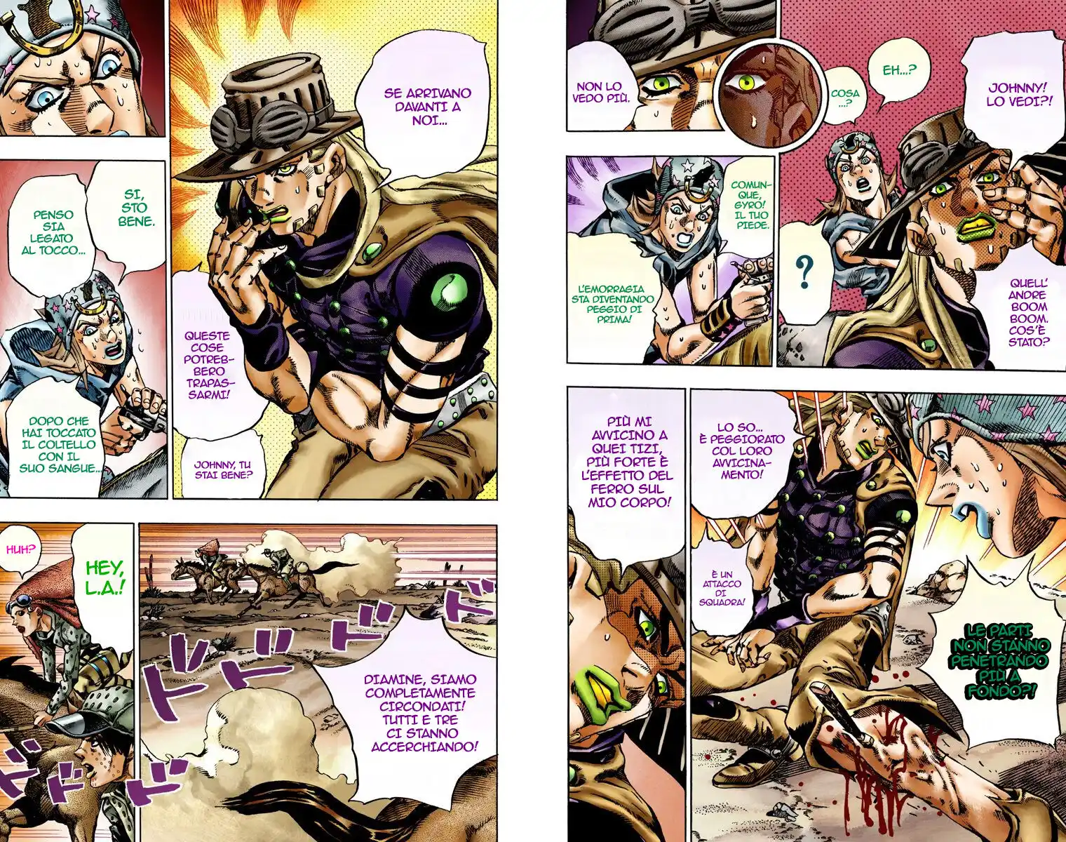 JoJo's Bizarre Adventure Part 7 - Steel Ball Run (Official Colored) Capitolo 16 page 12