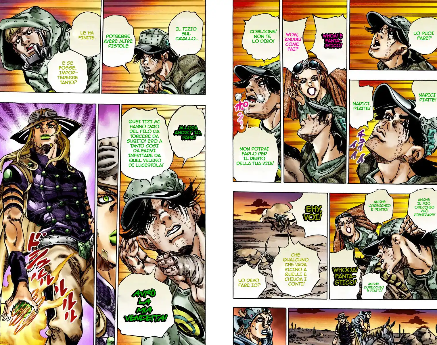 JoJo's Bizarre Adventure Part 7 - Steel Ball Run (Official Colored) Capitolo 16 page 13