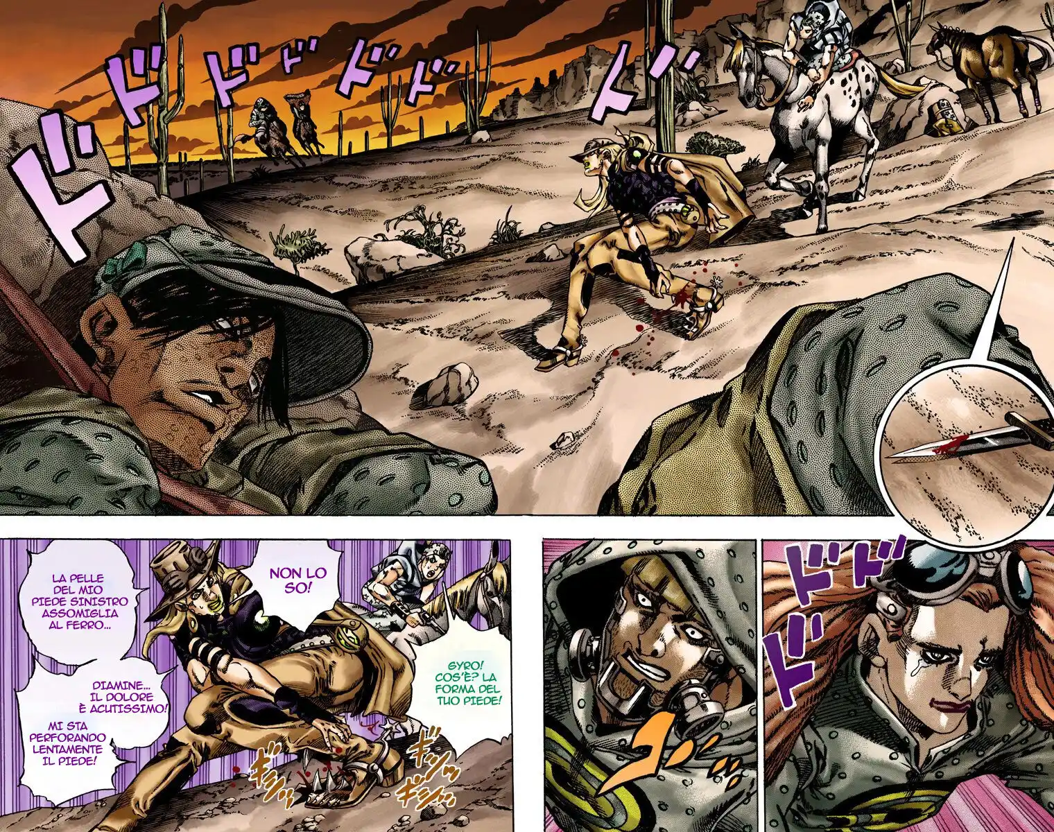 JoJo's Bizarre Adventure Part 7 - Steel Ball Run (Official Colored) Capitolo 16 page 2