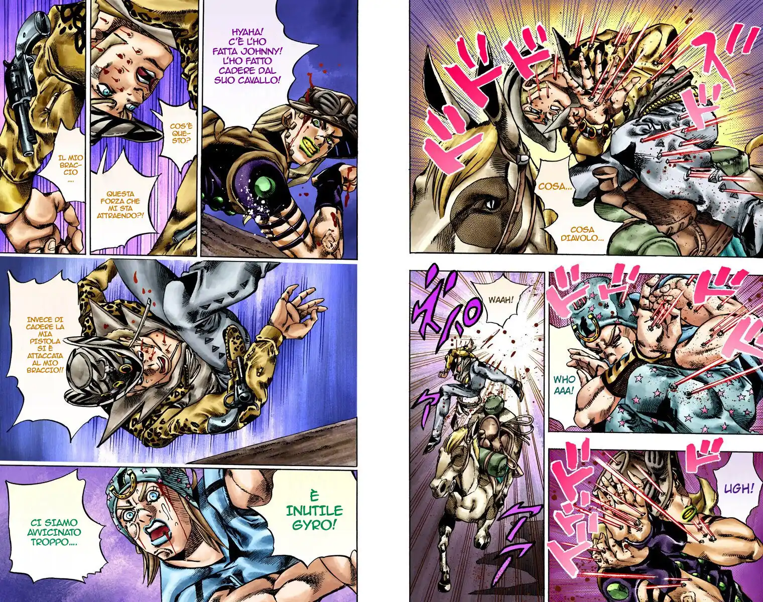 JoJo's Bizarre Adventure Part 7 - Steel Ball Run (Official Colored) Capitolo 18 page 14