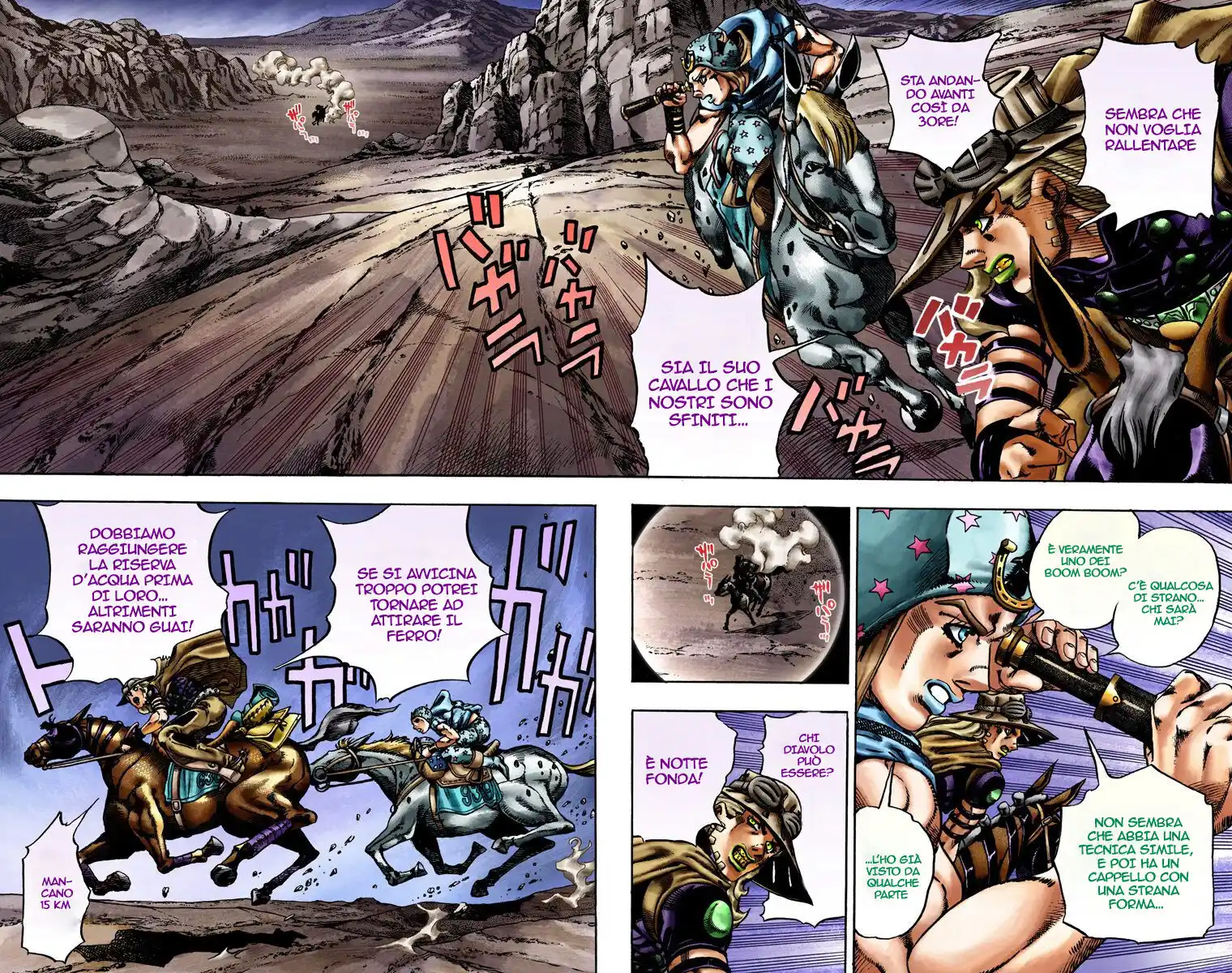 JoJo's Bizarre Adventure Part 7 - Steel Ball Run (Official Colored) Capitolo 18 page 3