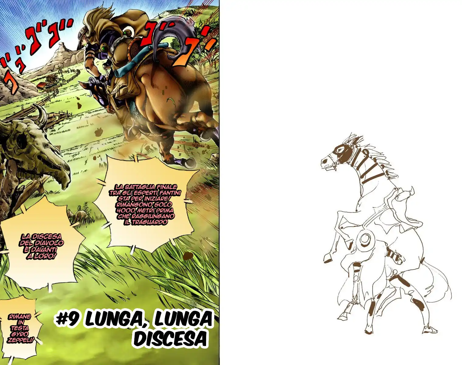 JoJo's Bizarre Adventure Part 7 - Steel Ball Run (Official Colored) Capitolo 09 page 1