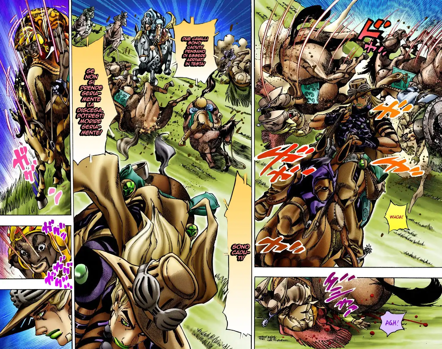 JoJo's Bizarre Adventure Part 7 - Steel Ball Run (Official Colored) Capitolo 09 page 10