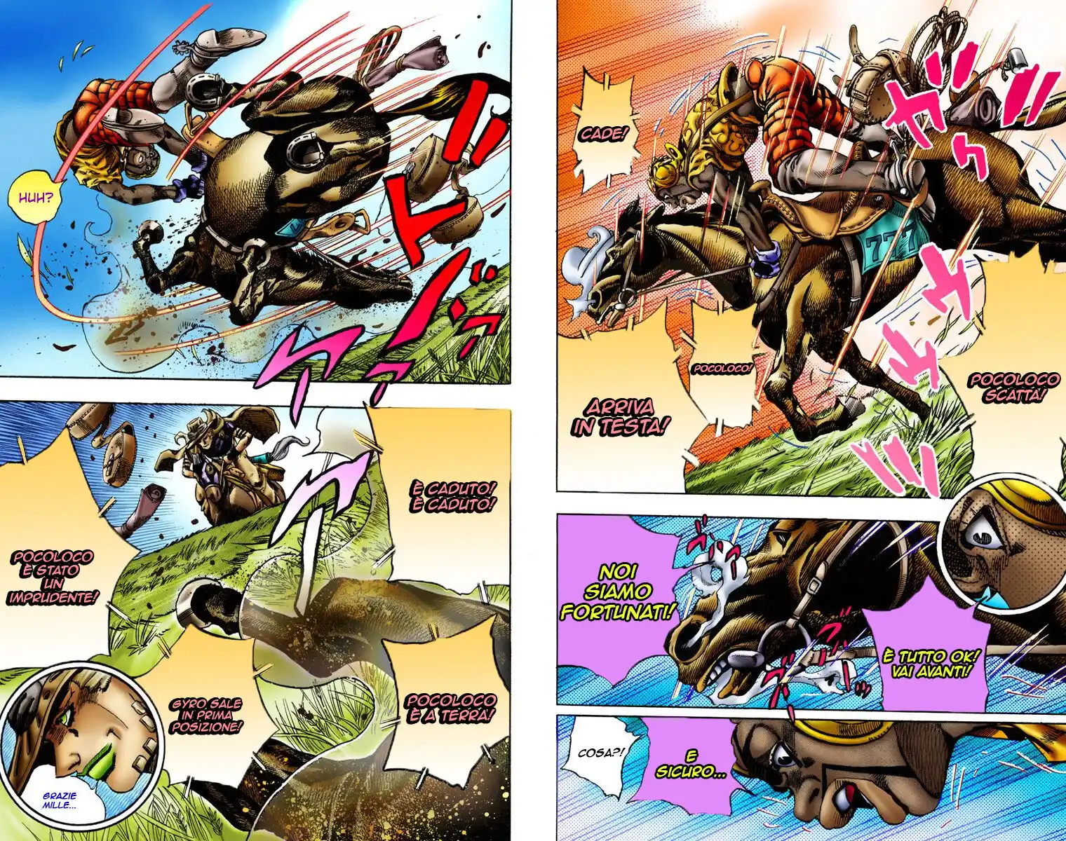 JoJo's Bizarre Adventure Part 7 - Steel Ball Run (Official Colored) Capitolo 09 page 11