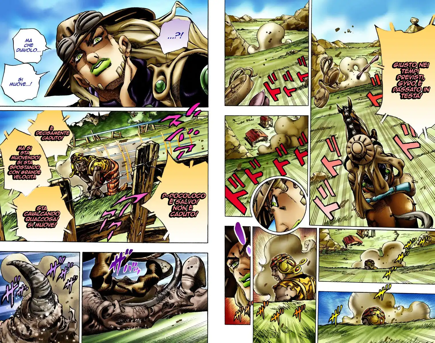 JoJo's Bizarre Adventure Part 7 - Steel Ball Run (Official Colored) Capitolo 09 page 12