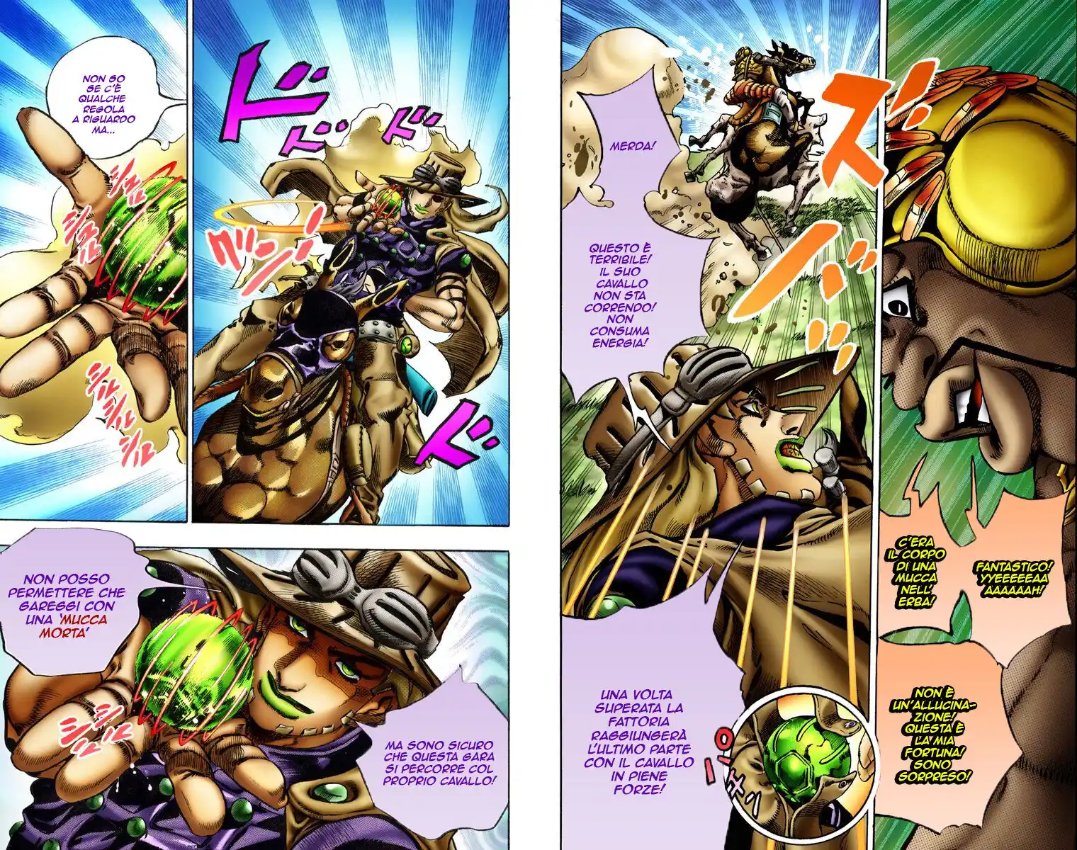 JoJo's Bizarre Adventure Part 7 - Steel Ball Run (Official Colored) Capitolo 09 page 14