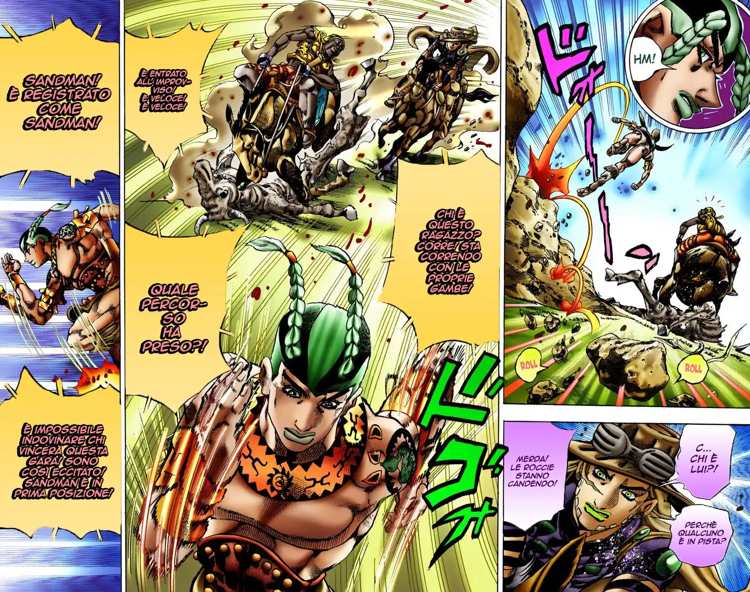 JoJo's Bizarre Adventure Part 7 - Steel Ball Run (Official Colored) Capitolo 09 page 16