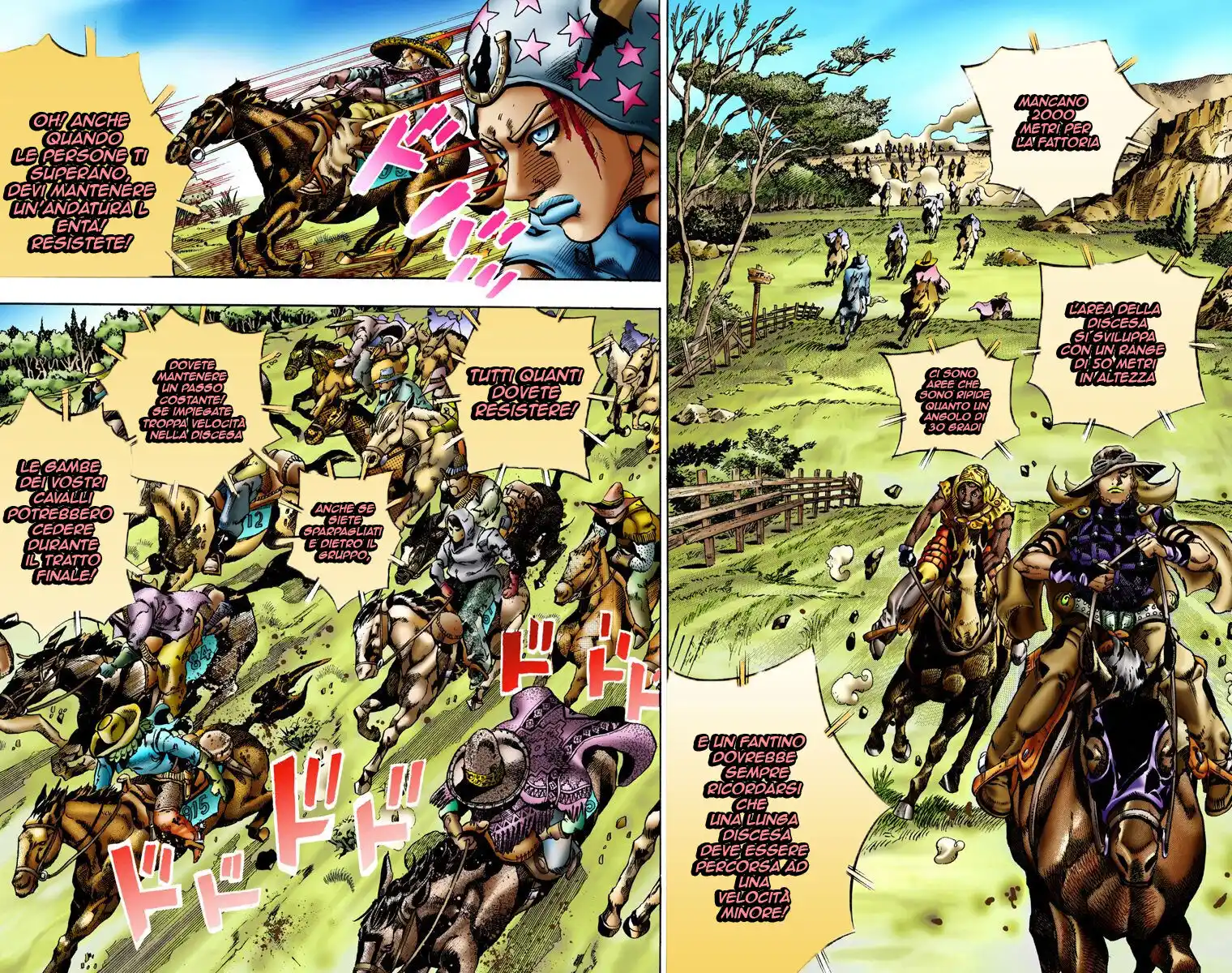 JoJo's Bizarre Adventure Part 7 - Steel Ball Run (Official Colored) Capitolo 09 page 2