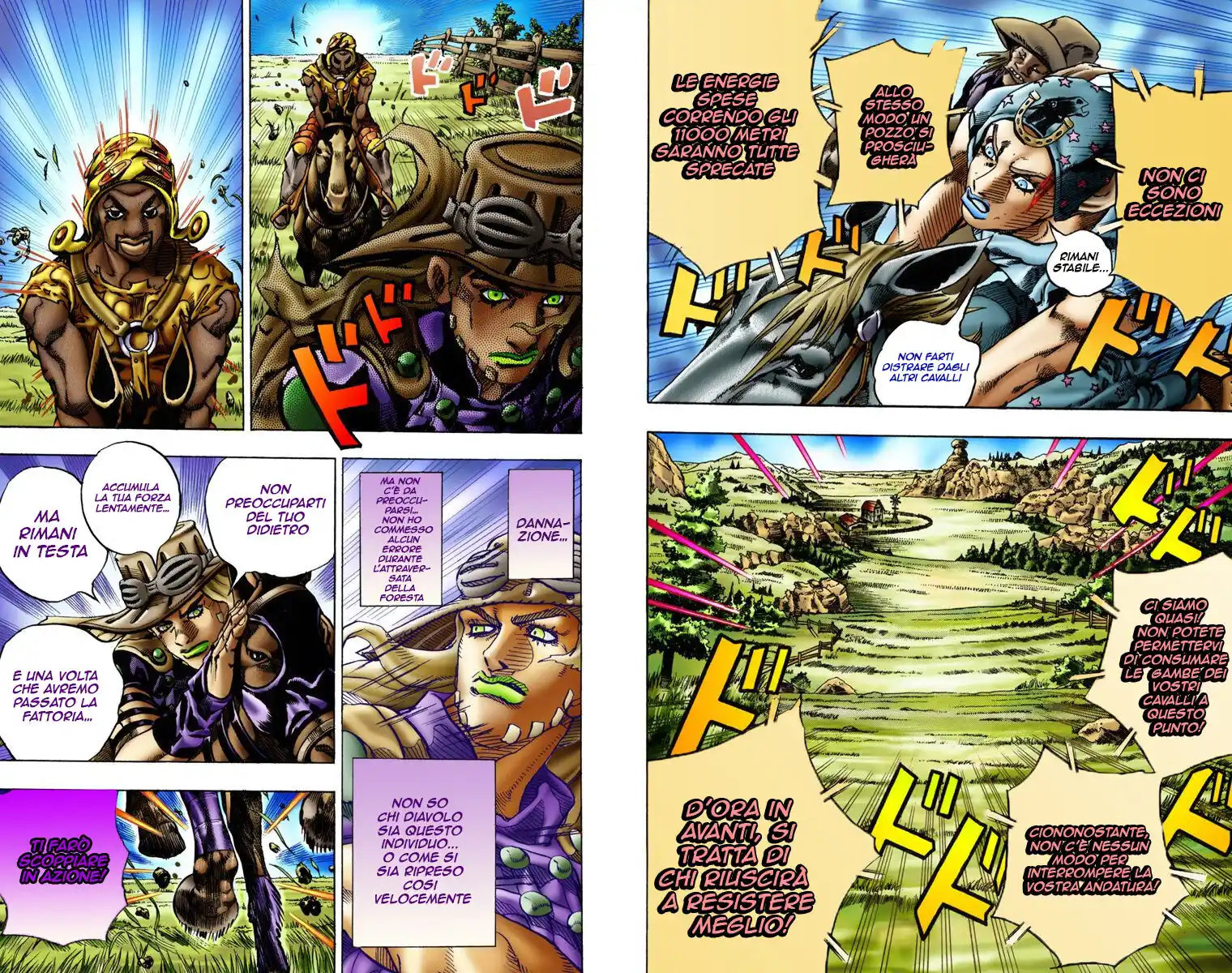 JoJo's Bizarre Adventure Part 7 - Steel Ball Run (Official Colored) Capitolo 09 page 3