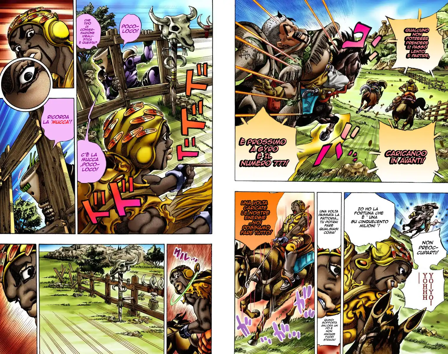 JoJo's Bizarre Adventure Part 7 - Steel Ball Run (Official Colored) Capitolo 09 page 4