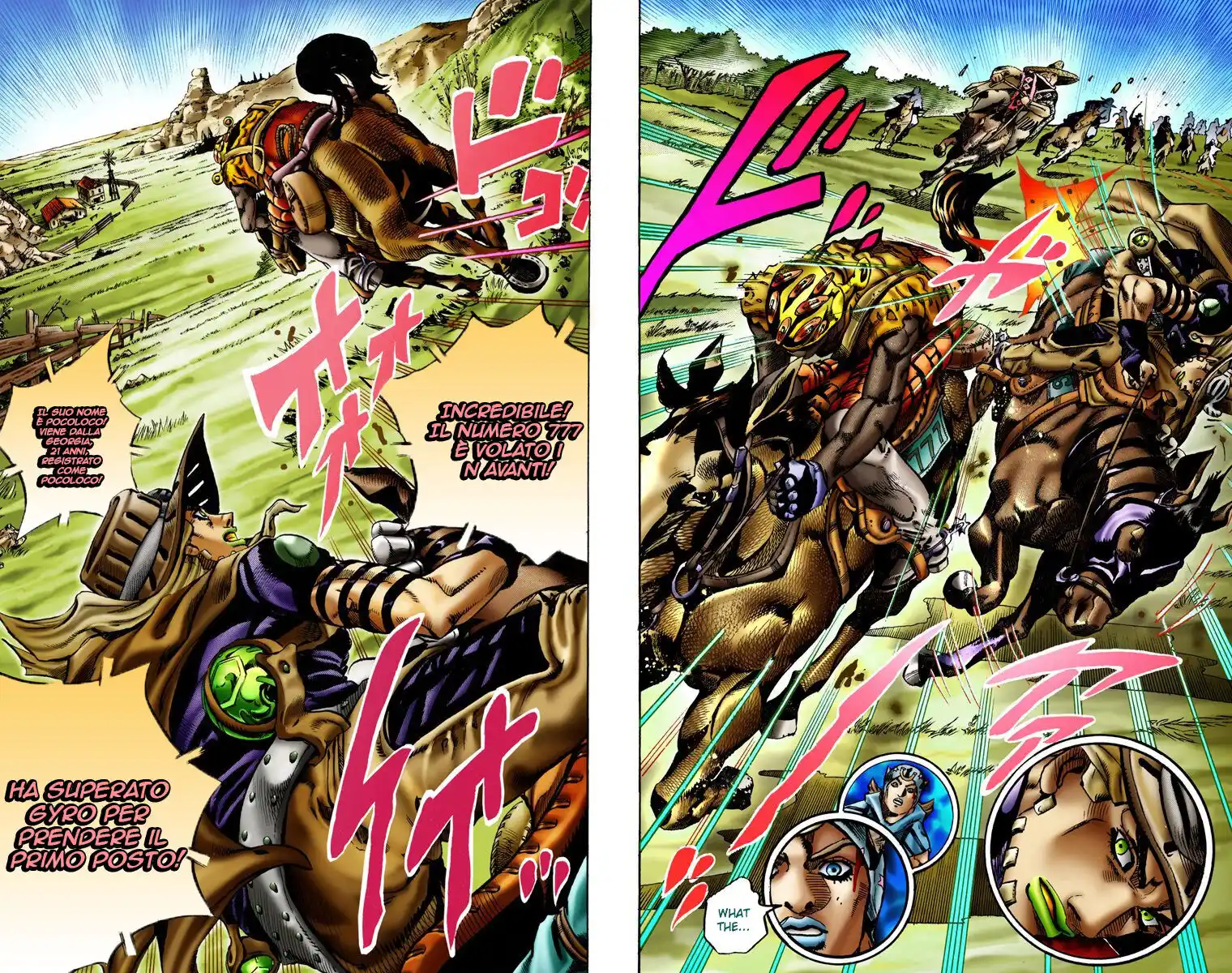 JoJo's Bizarre Adventure Part 7 - Steel Ball Run (Official Colored) Capitolo 09 page 7