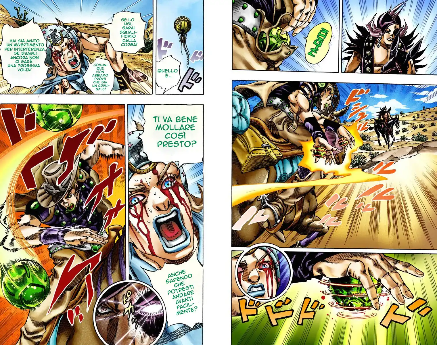 JoJo's Bizarre Adventure Part 7 - Steel Ball Run (Official Colored) Capitolo 14 page 12