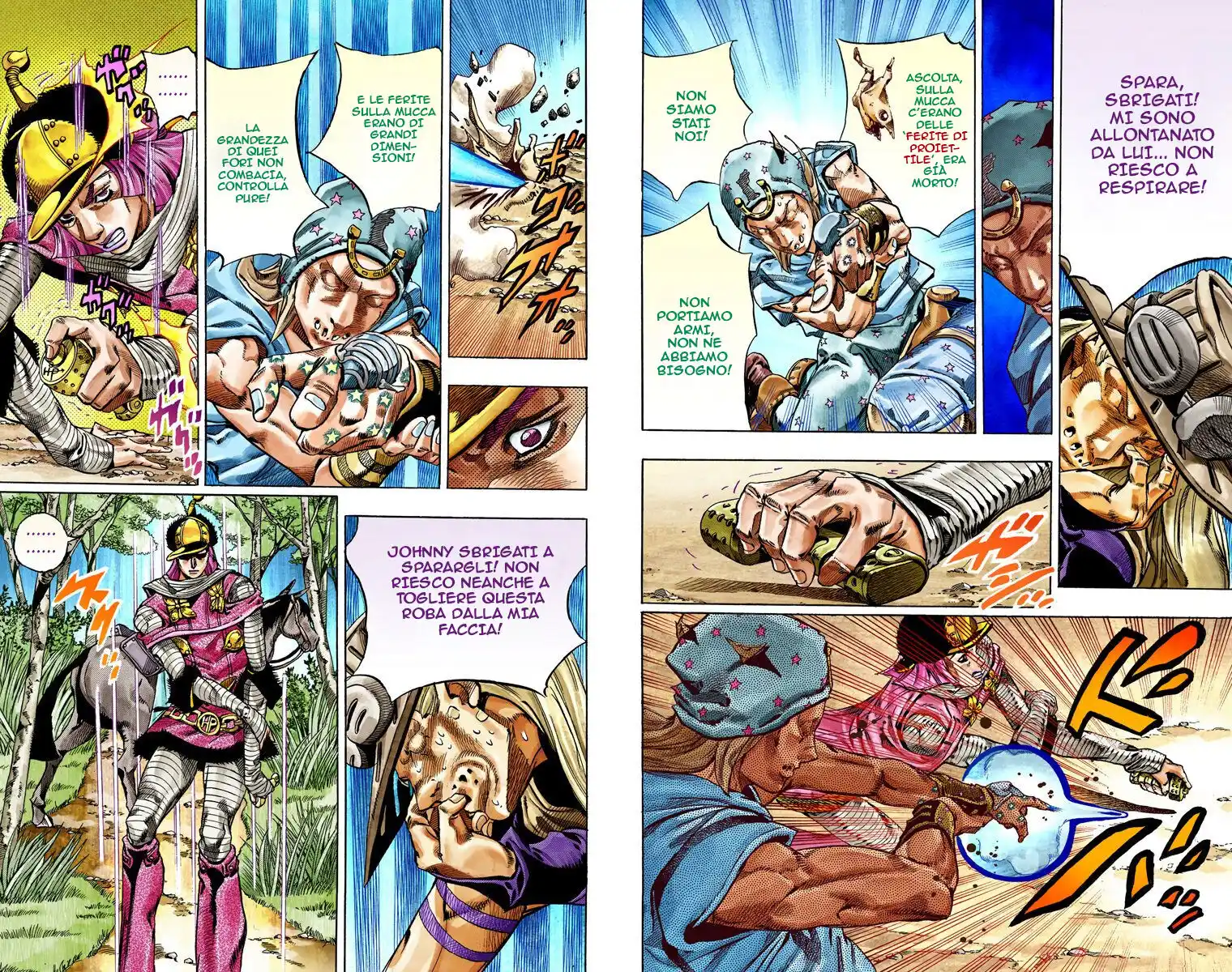 JoJo's Bizarre Adventure Part 7 - Steel Ball Run (Official Colored) Capitolo 33 page 12