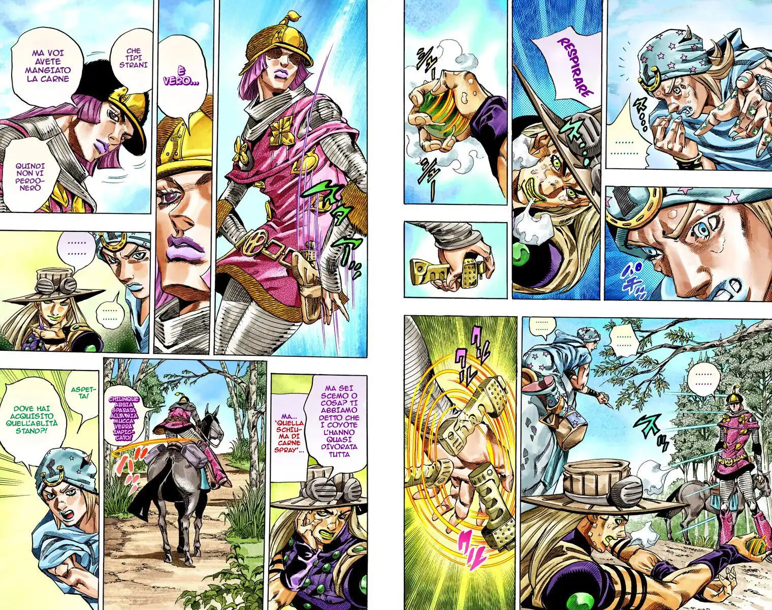 JoJo's Bizarre Adventure Part 7 - Steel Ball Run (Official Colored) Capitolo 33 page 13