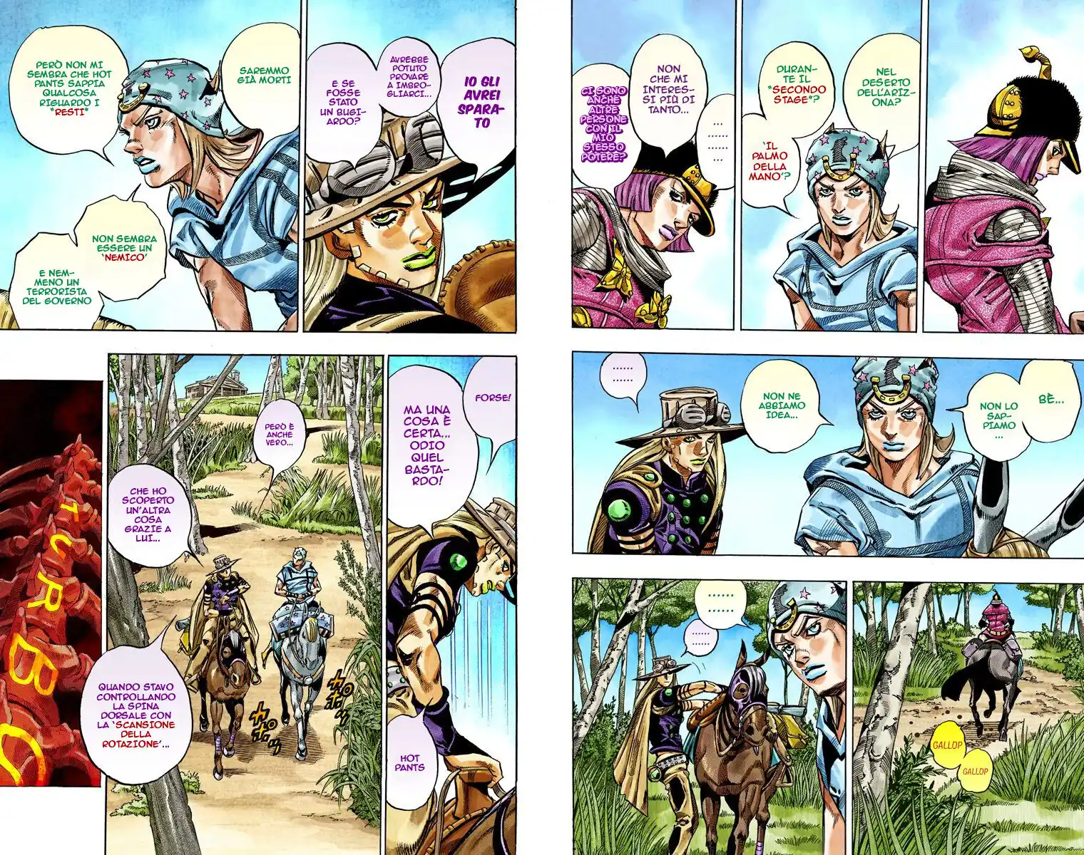 JoJo's Bizarre Adventure Part 7 - Steel Ball Run (Official Colored) Capitolo 33 page 14