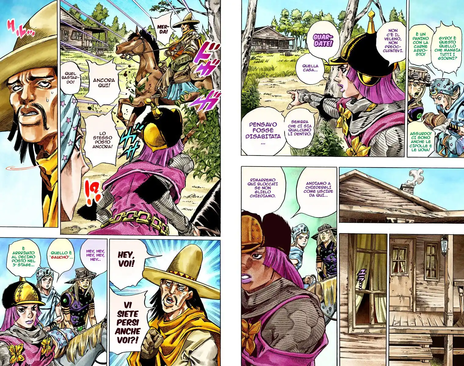 JoJo's Bizarre Adventure Part 7 - Steel Ball Run (Official Colored) Capitolo 33 page 22