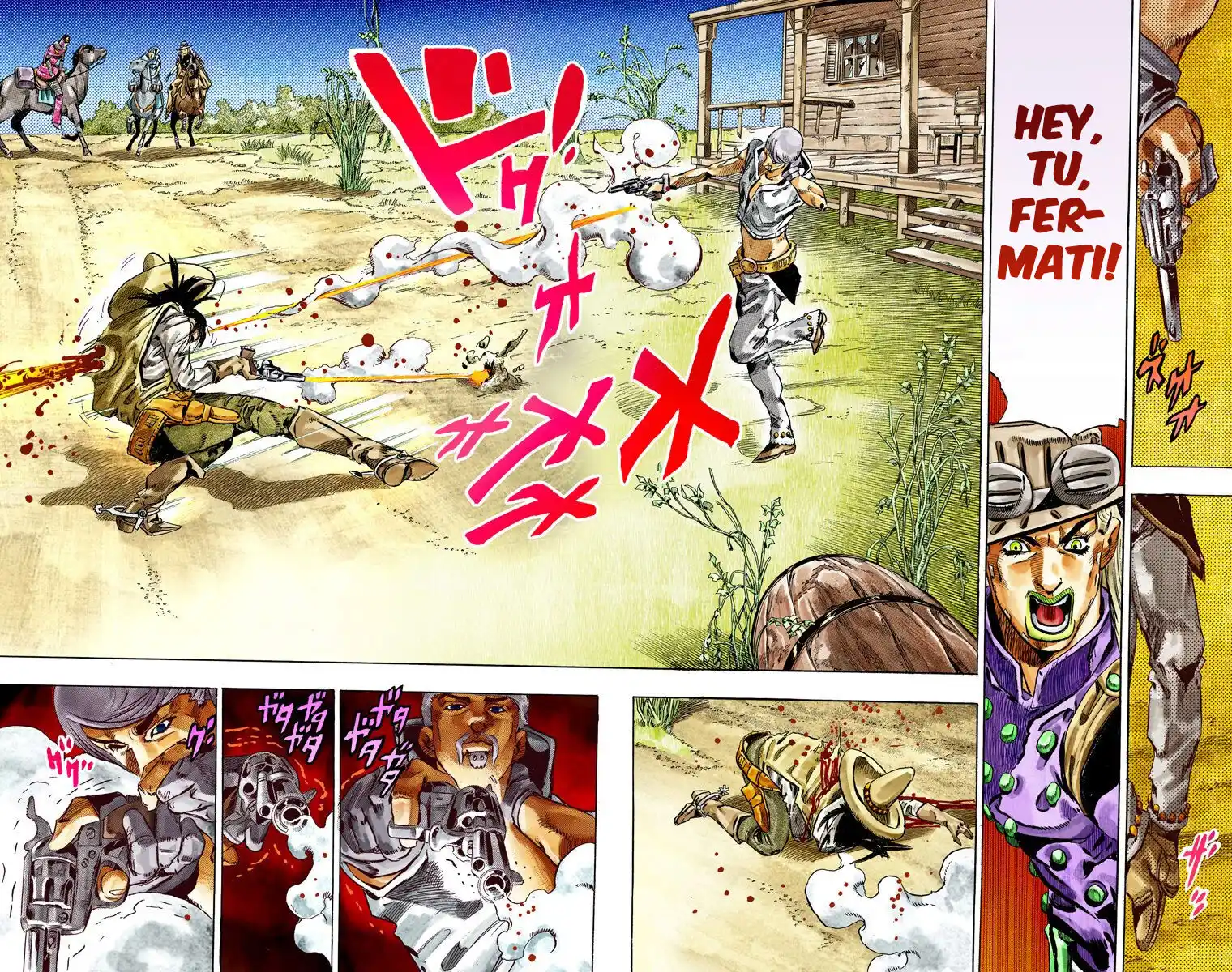 JoJo's Bizarre Adventure Part 7 - Steel Ball Run (Official Colored) Capitolo 33 page 32