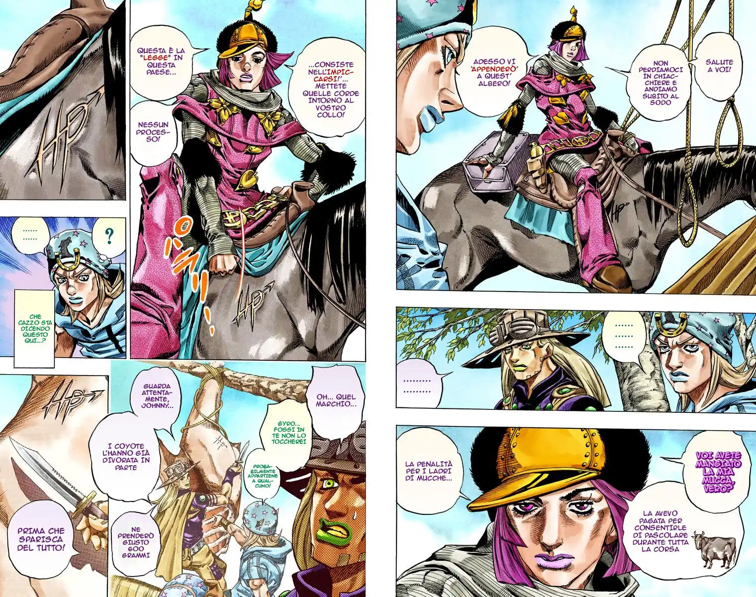 JoJo's Bizarre Adventure Part 7 - Steel Ball Run (Official Colored) Capitolo 33 page 5