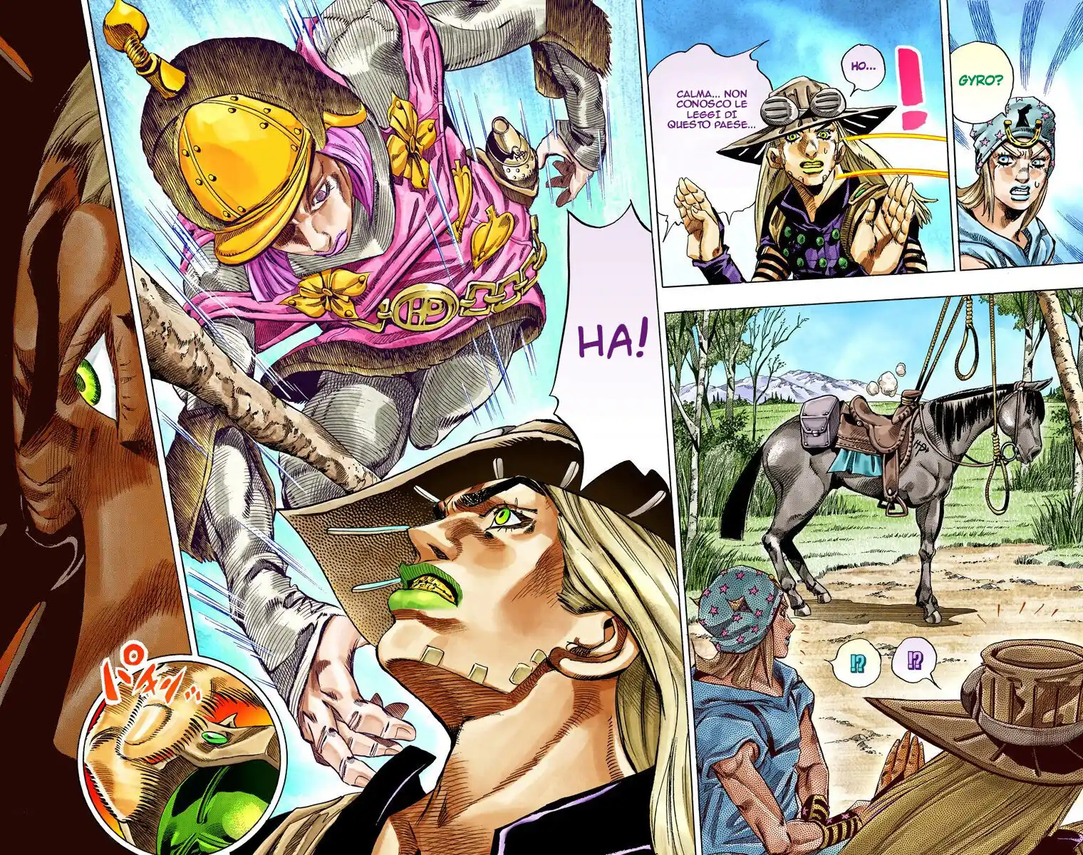 JoJo's Bizarre Adventure Part 7 - Steel Ball Run (Official Colored) Capitolo 33 page 6