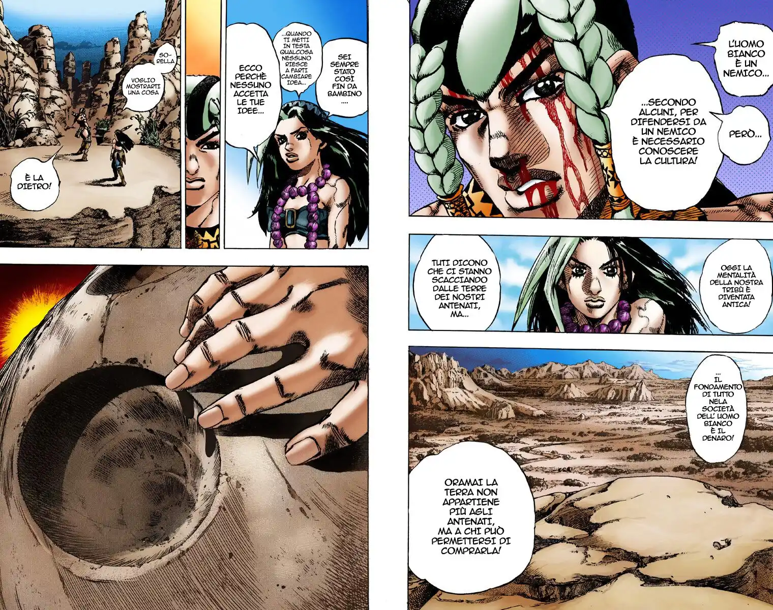 JoJo's Bizarre Adventure Part 7 - Steel Ball Run (Official Colored) Capitolo 01 page 11