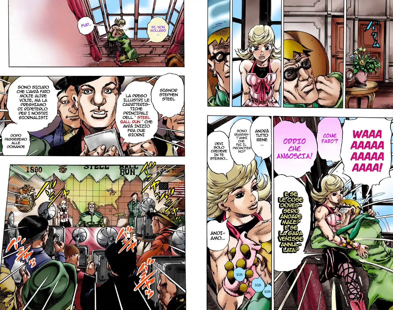 JoJo's Bizarre Adventure Part 7 - Steel Ball Run (Official Colored) Capitolo 01 page 18