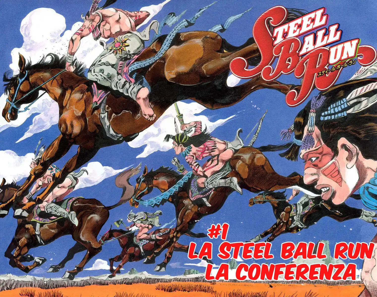 JoJo's Bizarre Adventure Part 7 - Steel Ball Run (Official Colored) Capitolo 01 page 2