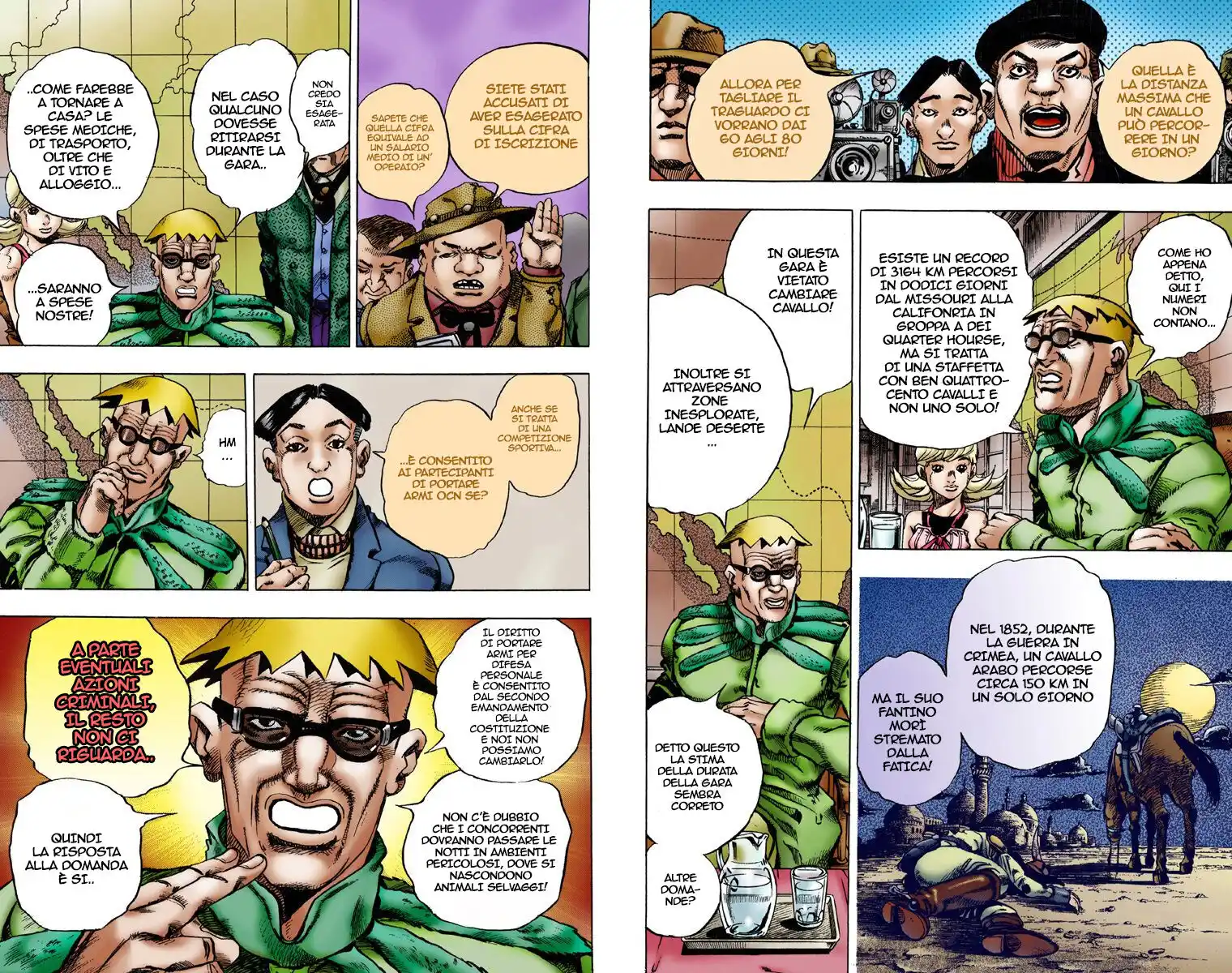 JoJo's Bizarre Adventure Part 7 - Steel Ball Run (Official Colored) Capitolo 01 page 21