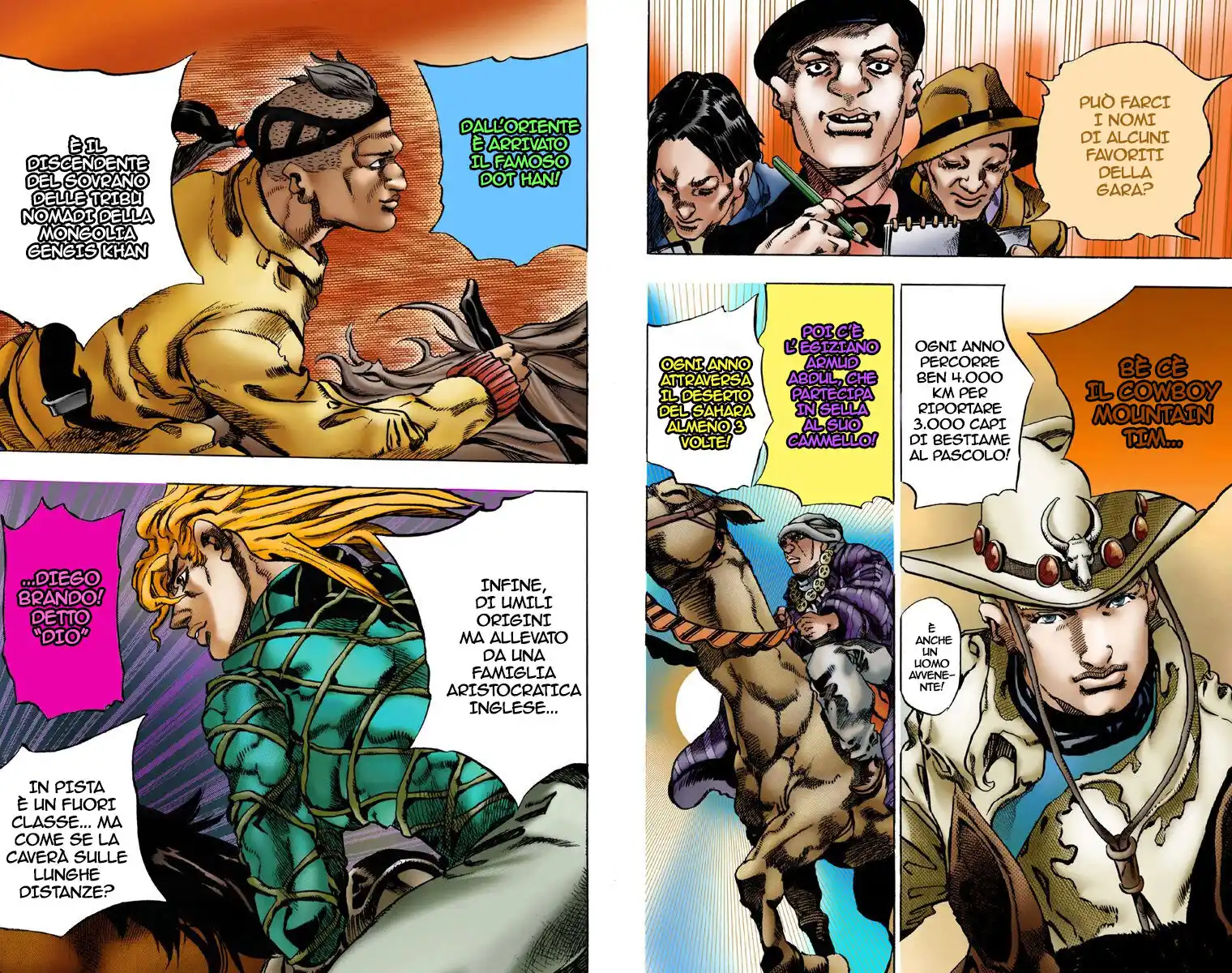 JoJo's Bizarre Adventure Part 7 - Steel Ball Run (Official Colored) Capitolo 01 page 22