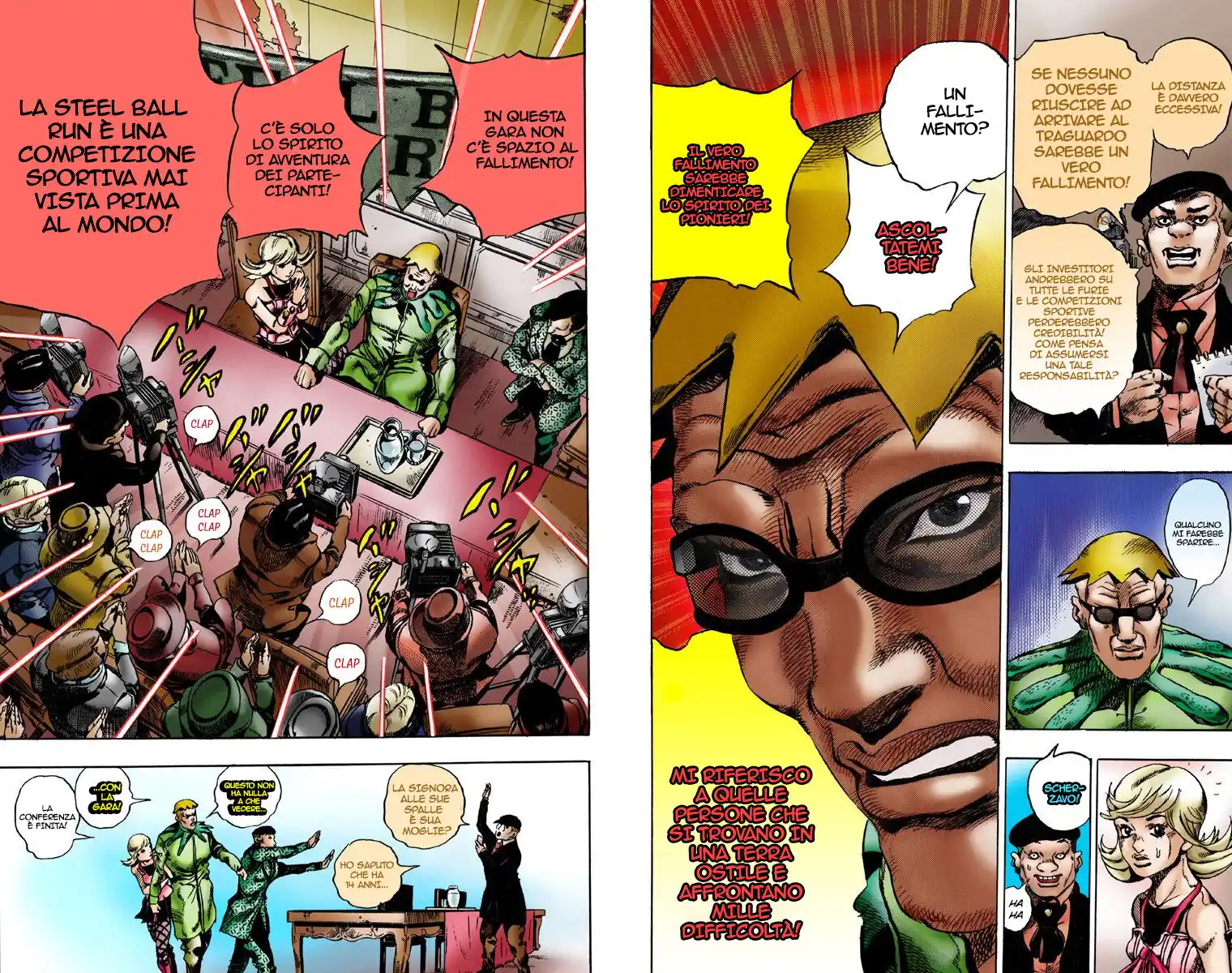 JoJo's Bizarre Adventure Part 7 - Steel Ball Run (Official Colored) Capitolo 01 page 23