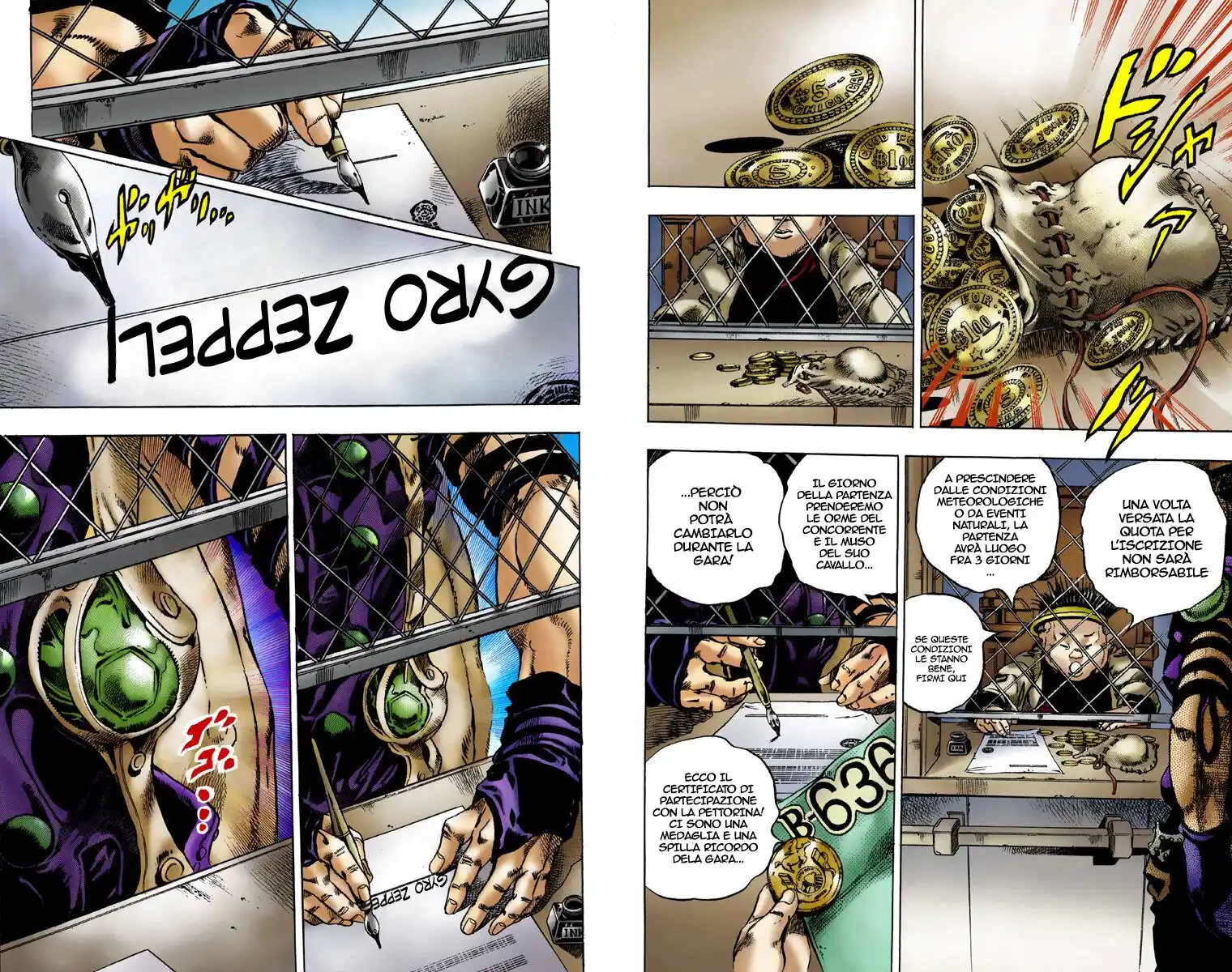 JoJo's Bizarre Adventure Part 7 - Steel Ball Run (Official Colored) Capitolo 01 page 24